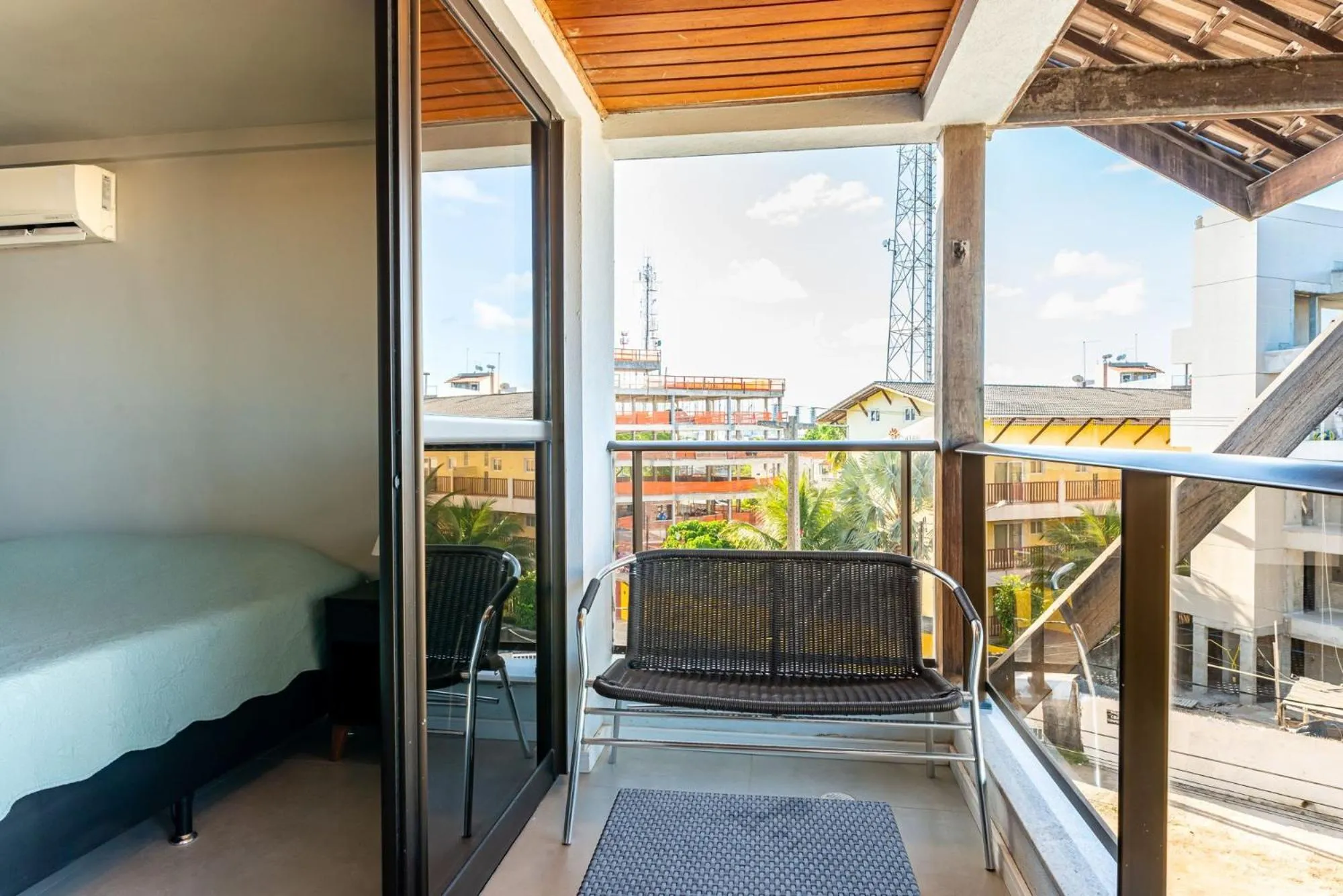 View (from property/room), Bed in Praia Central Porto de Galinhas