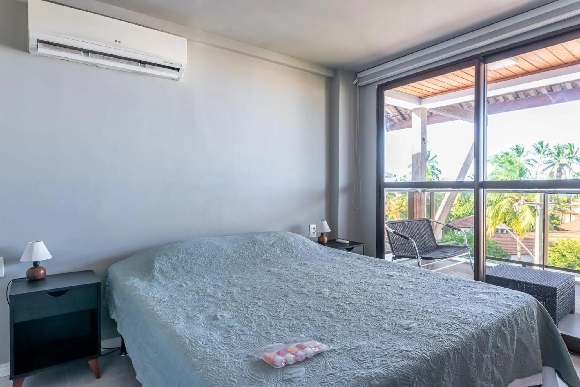 View (from property/room), Bed in Praia Central Porto de Galinhas