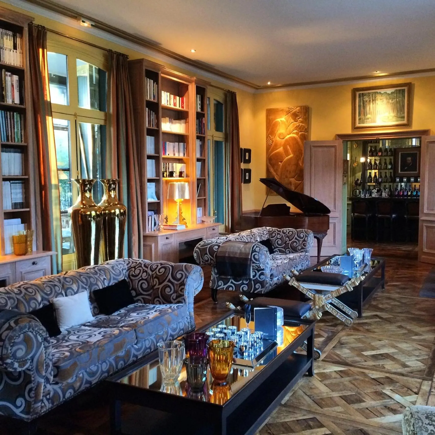 Library in Beaumanoir Small Luxury Boutique Hotel