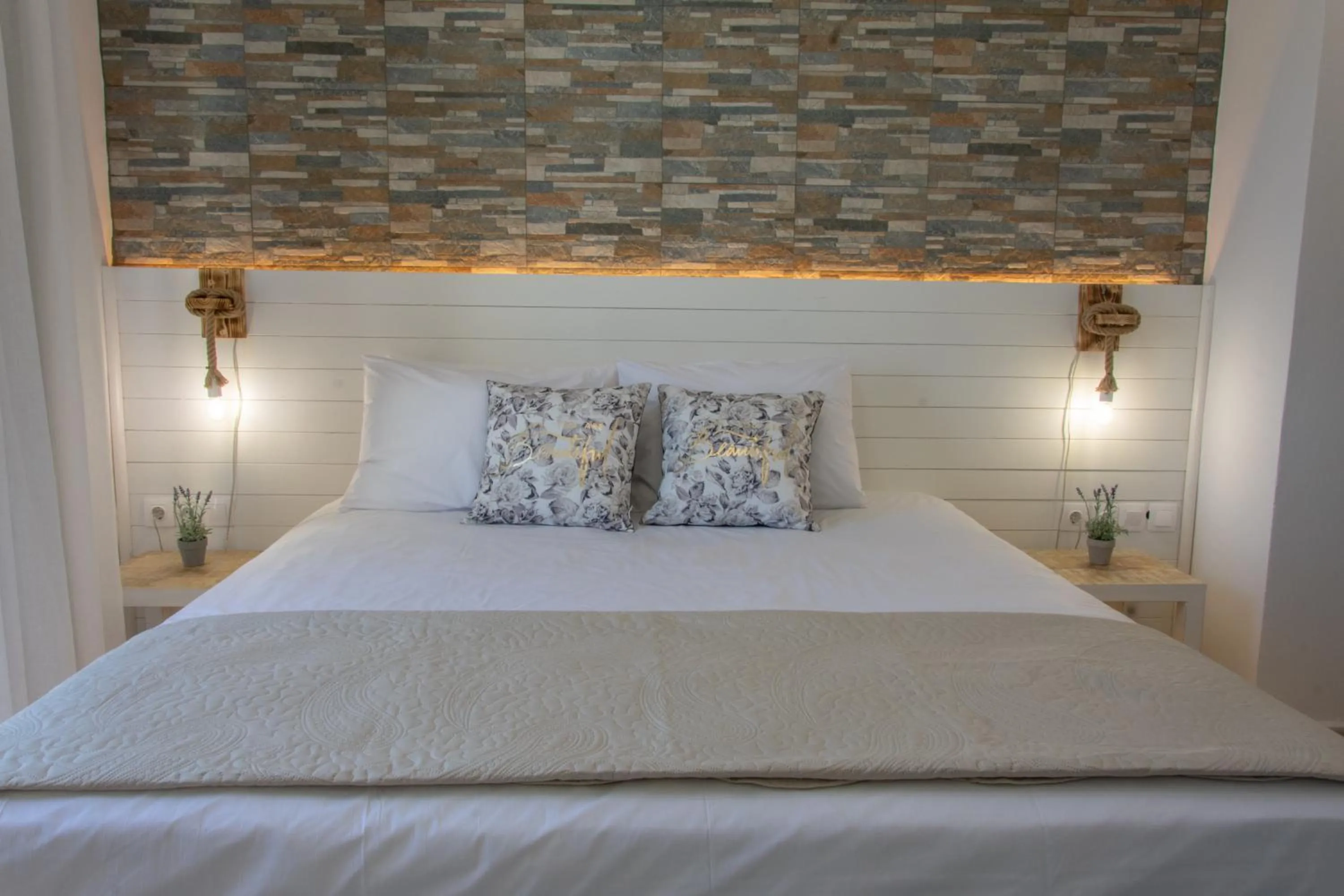 Bed in Rafael Hotel-Adults Only