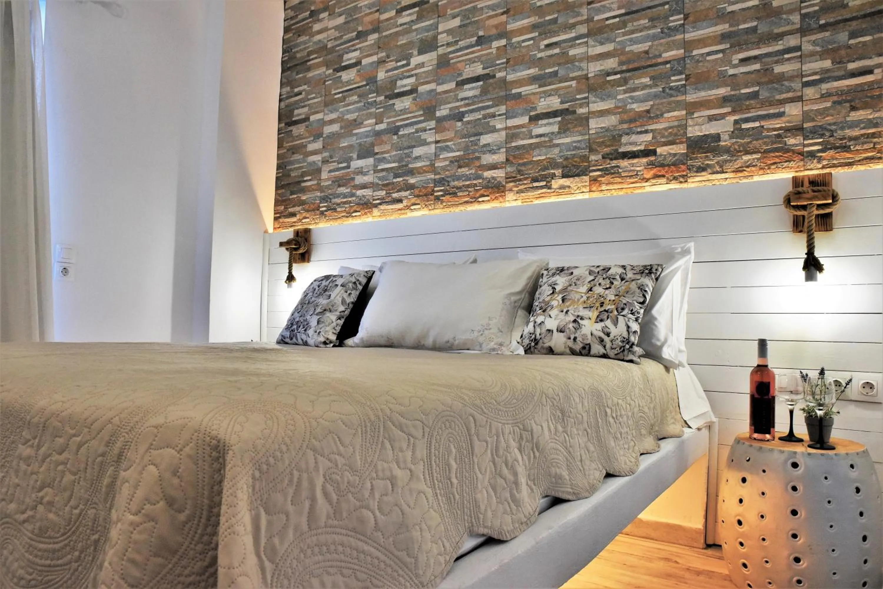 Bed in Rafael Hotel-Adults Only