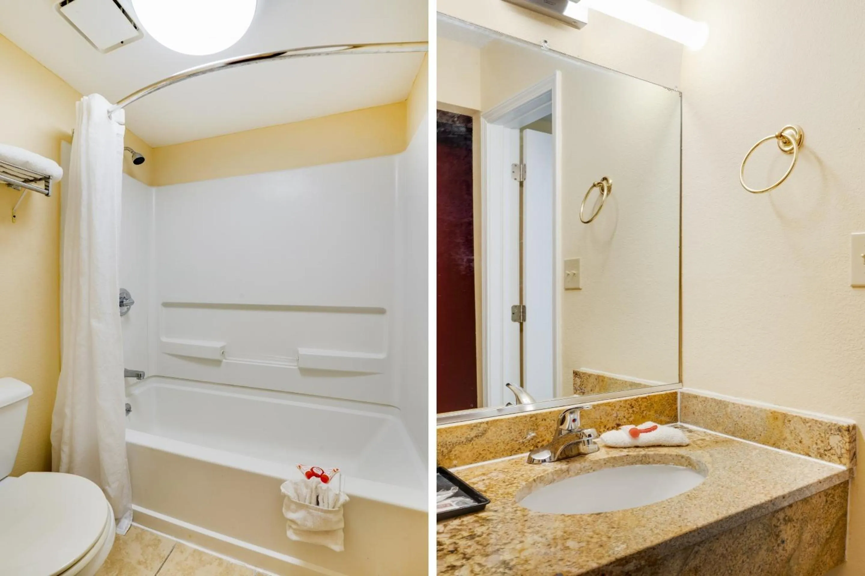 Bathroom in OYO Hotel Wade/Fayetteville I-95 South