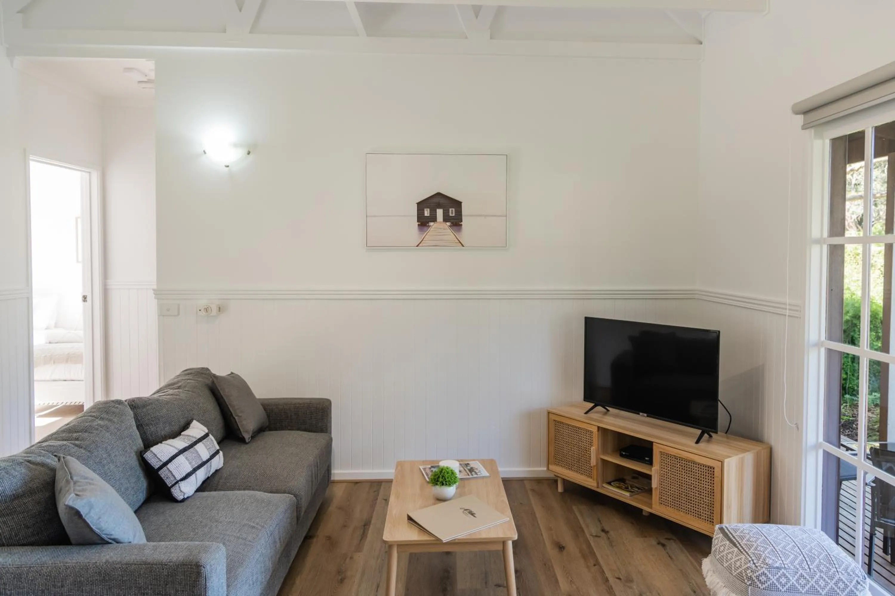 Living room in McMillans of Metung Coastal Resort