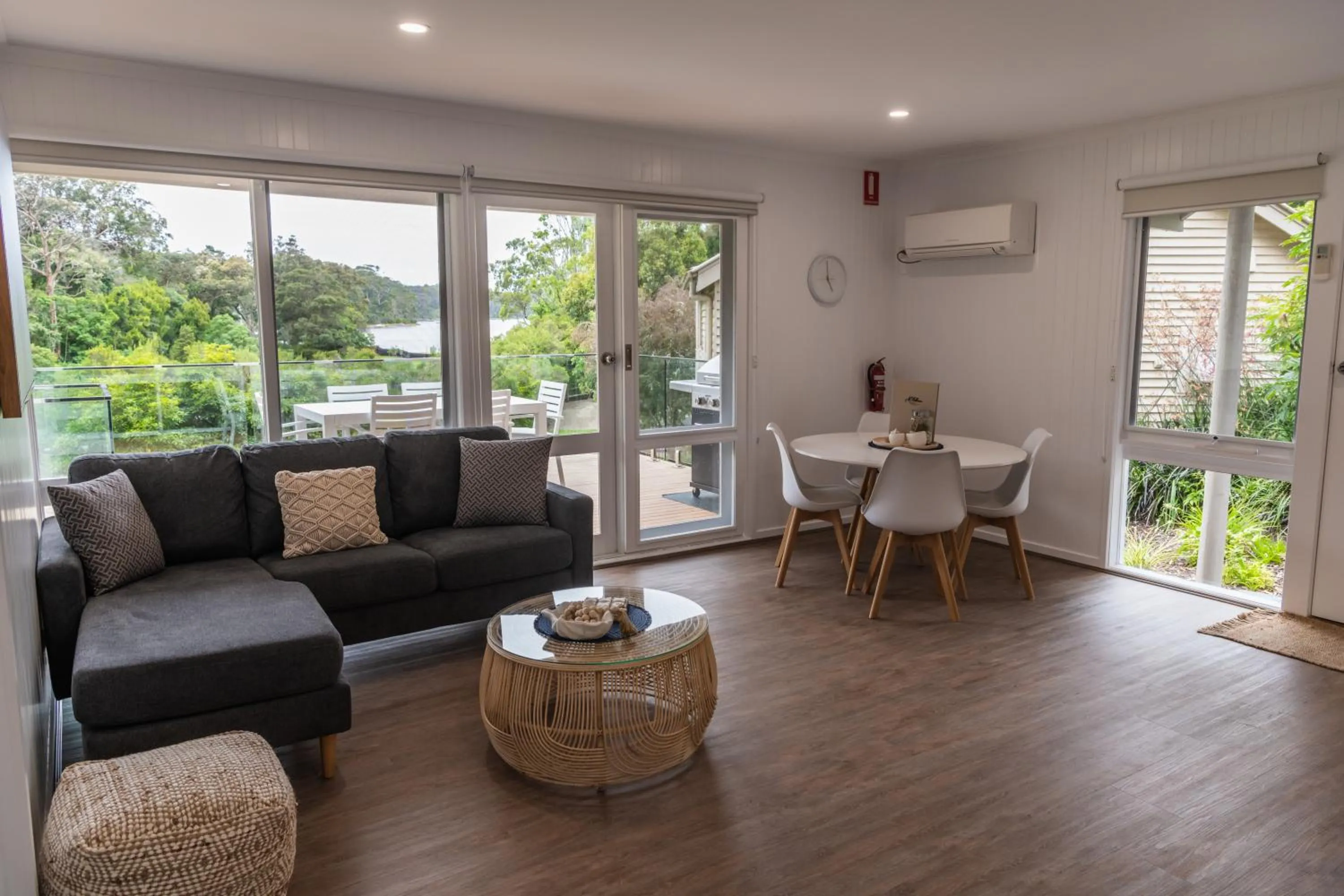 Living room in McMillans of Metung Coastal Resort
