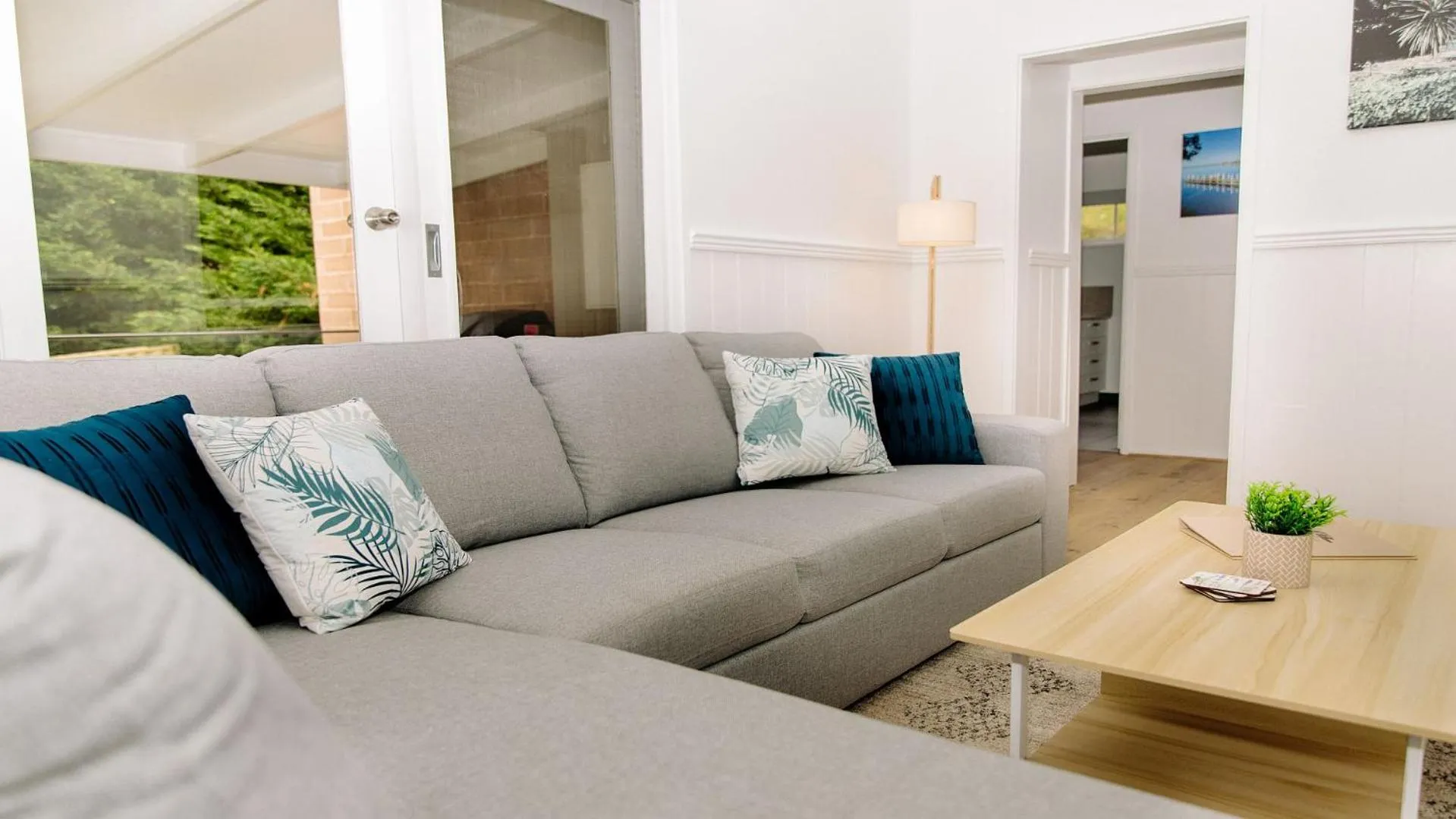 Living room in McMillans of Metung Coastal Resort