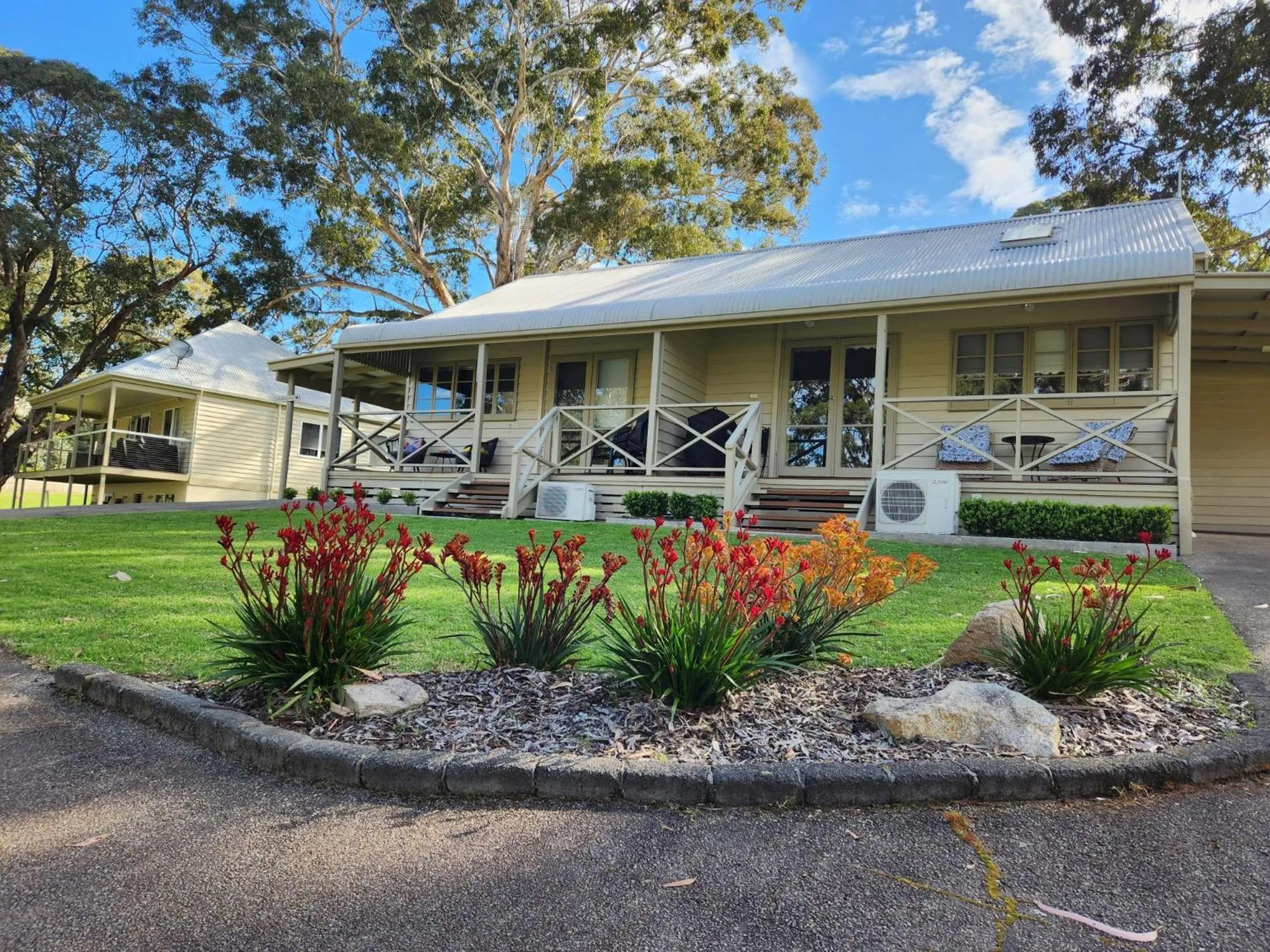 Garden view in McMillans of Metung Coastal Resort