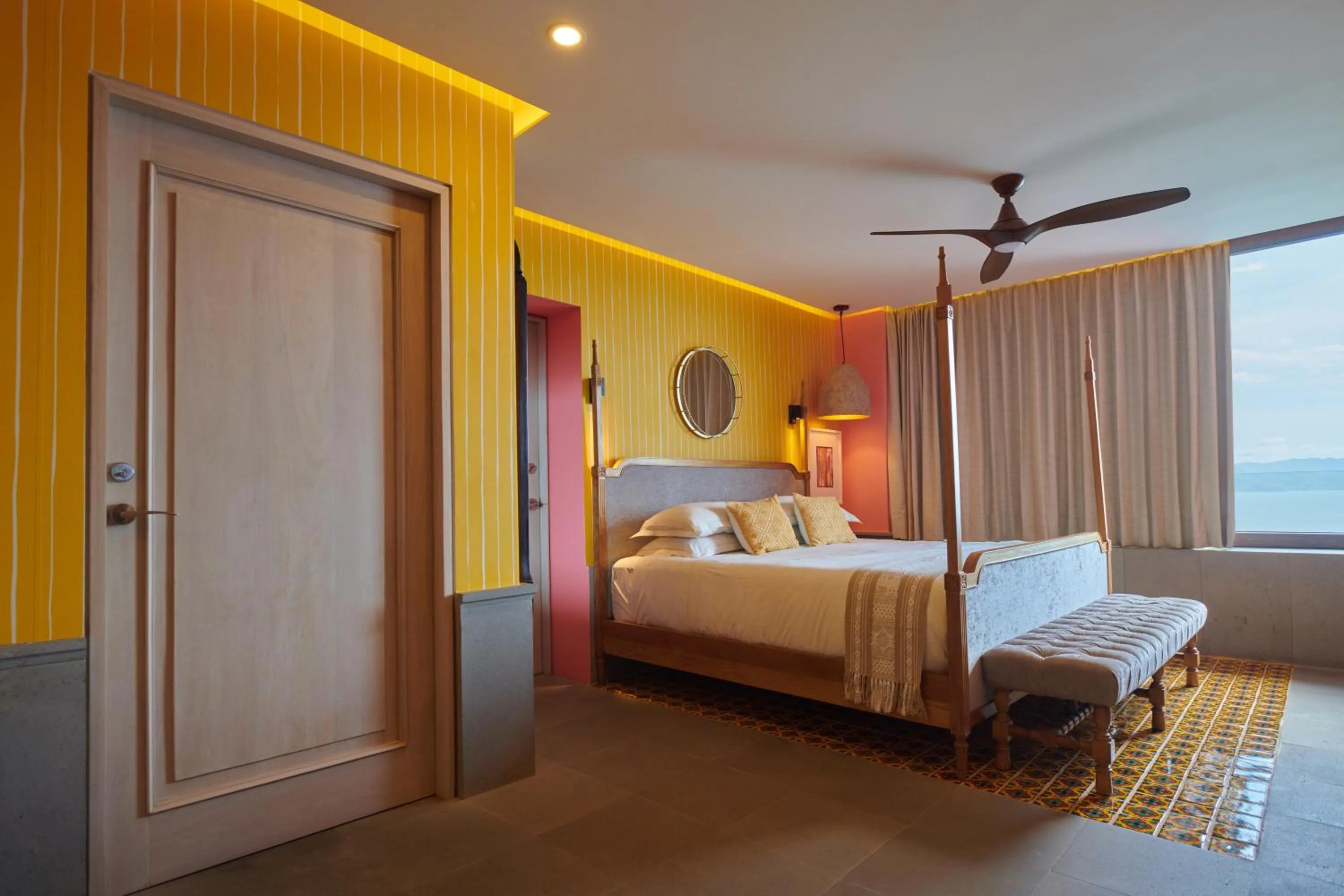 Bedroom, Bed in Hotel Boutique Luxury Patio Azul