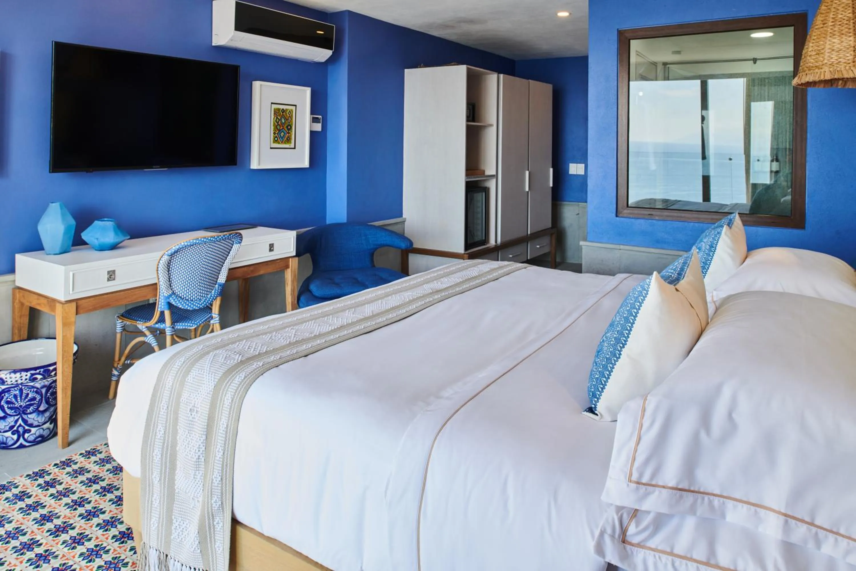 Bed in Hotel Boutique Luxury Patio Azul