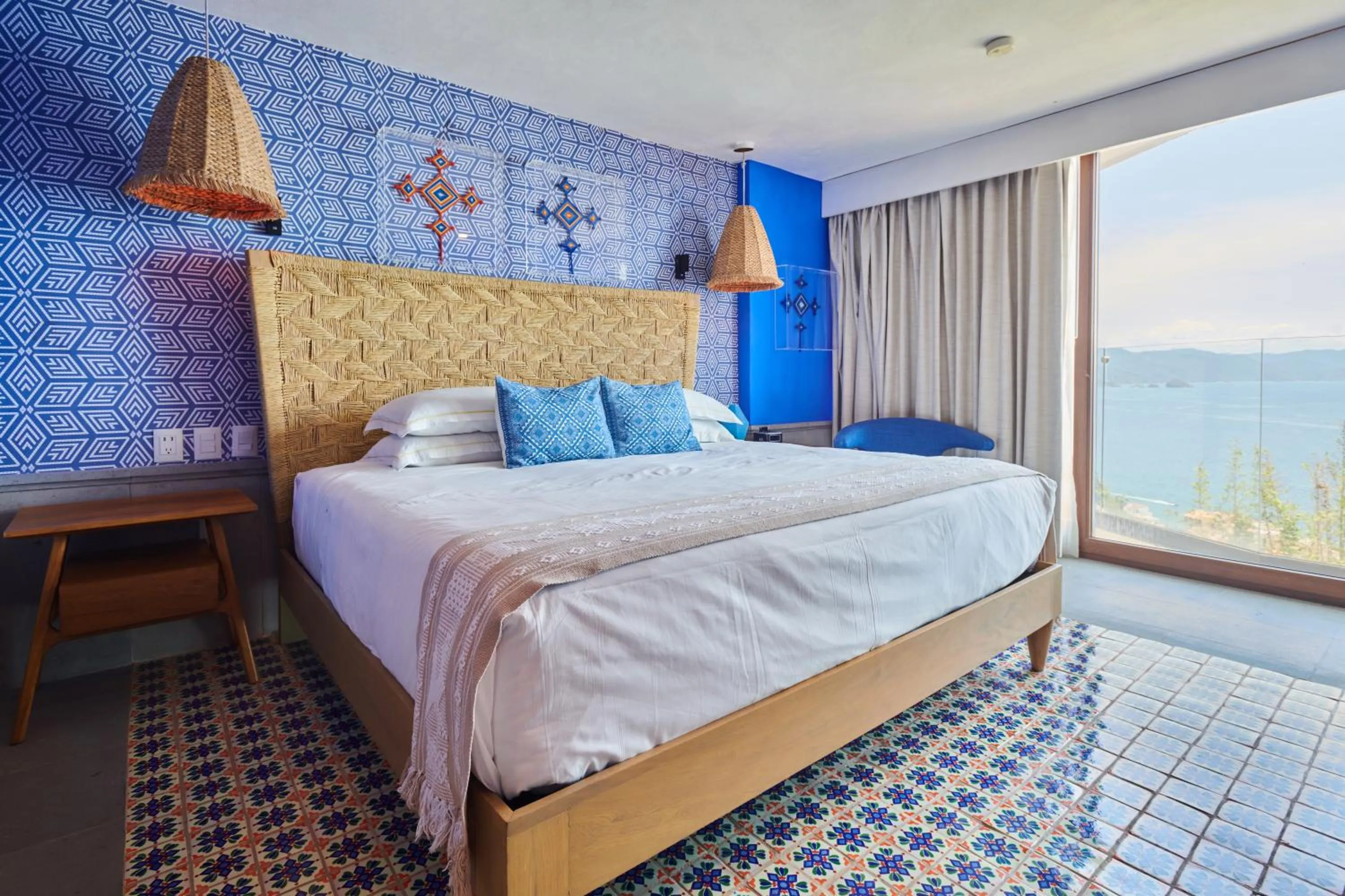 Bedroom, Bed in Hotel Boutique Luxury Patio Azul