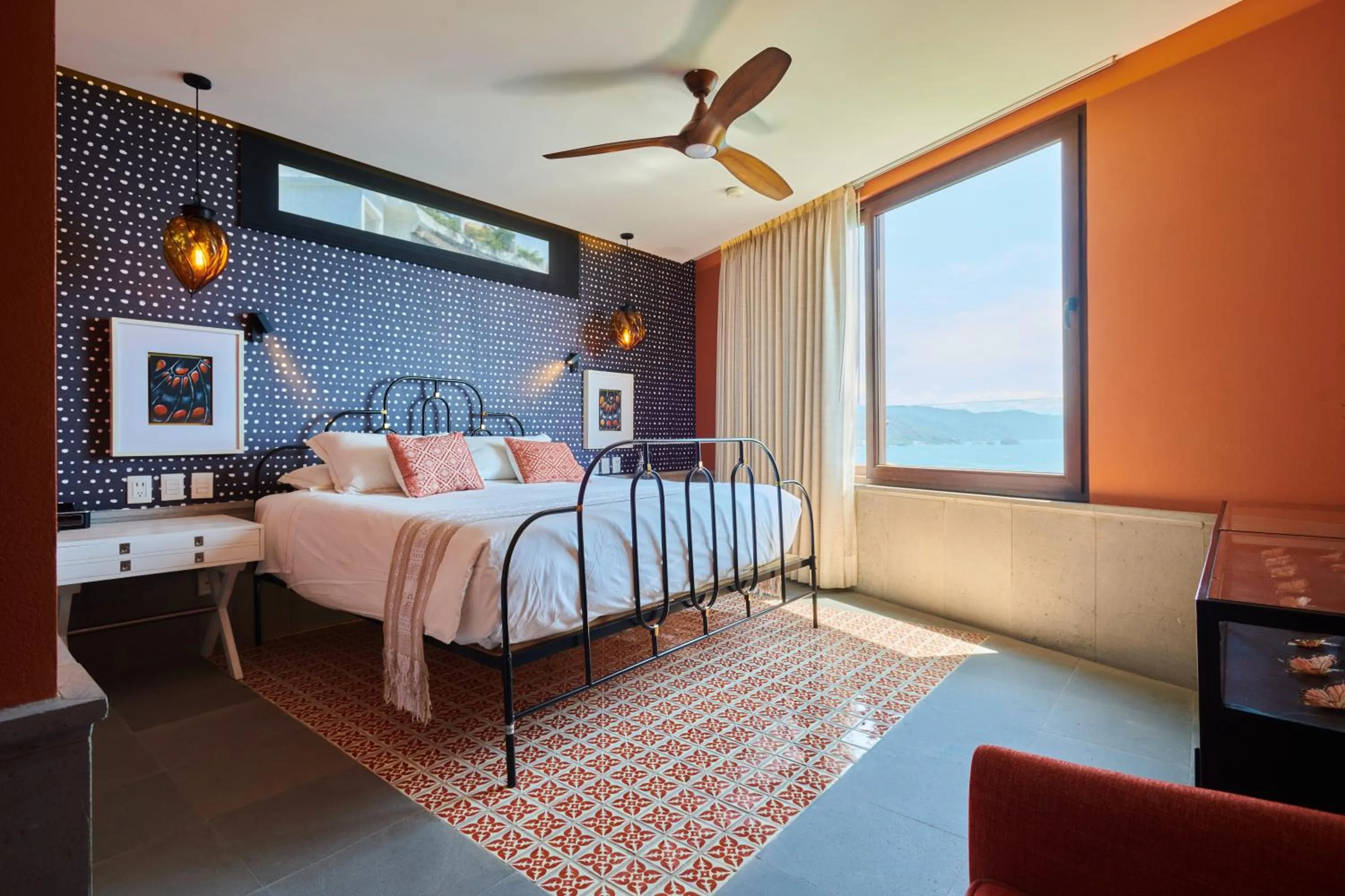 Bedroom, Bed in Hotel Boutique Luxury Patio Azul