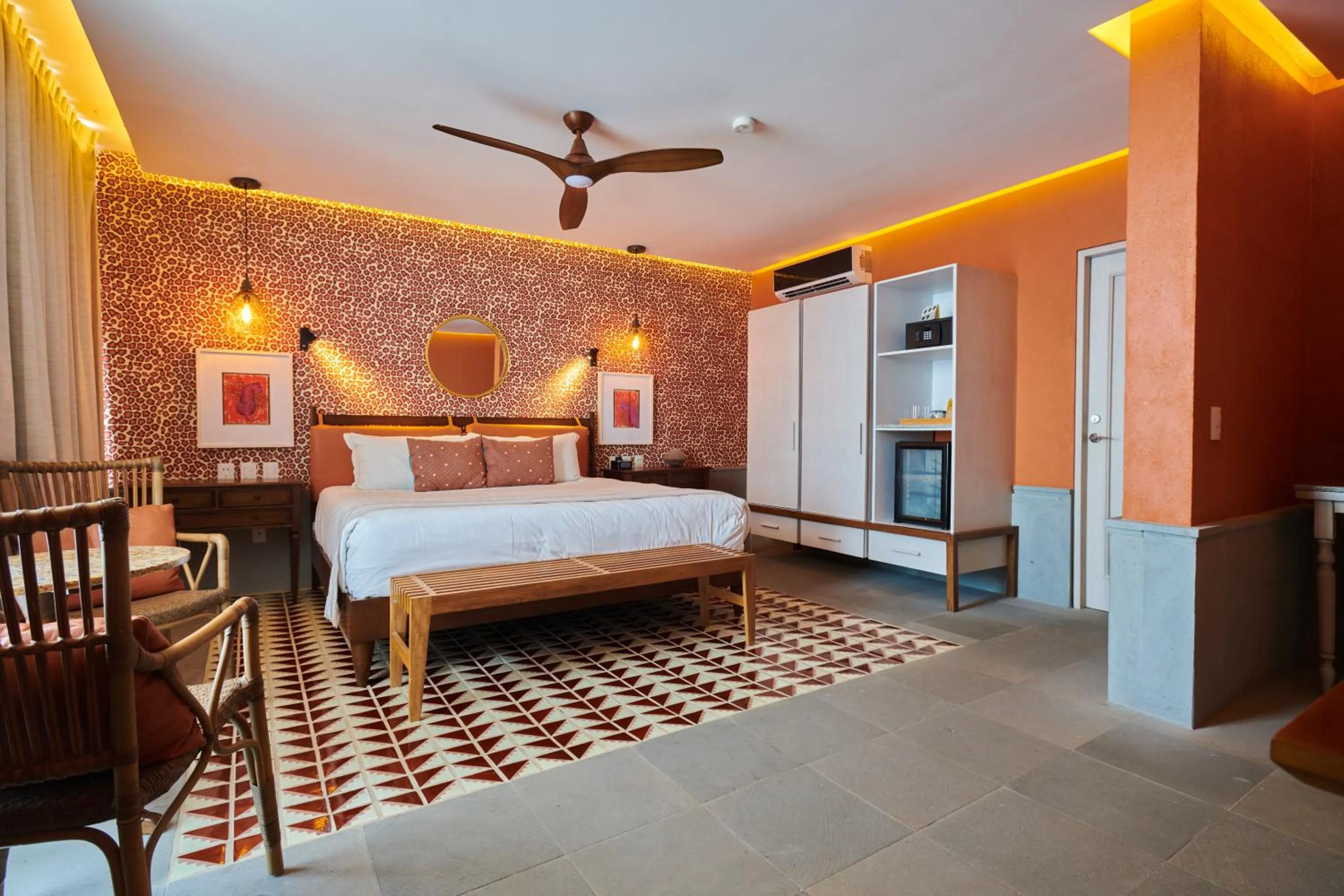 Bedroom, Bed in Hotel Boutique Luxury Patio Azul