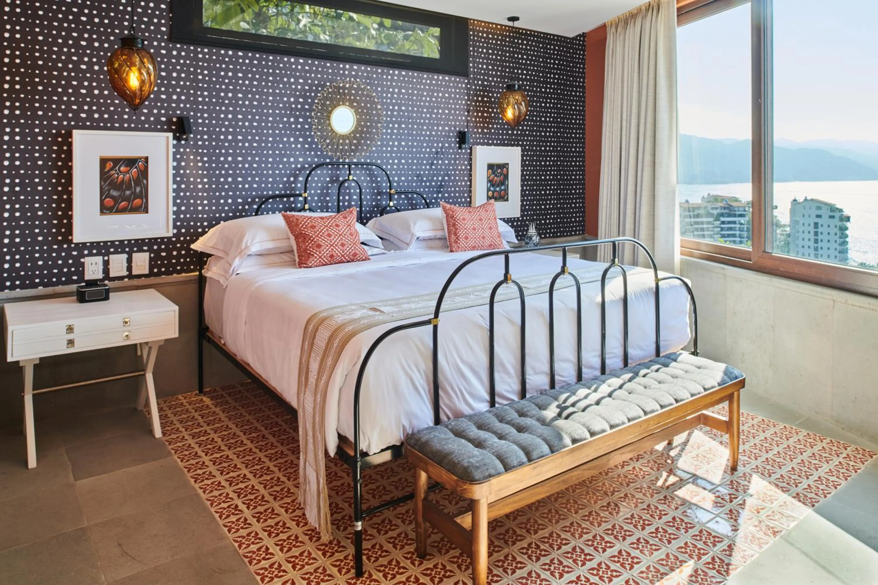 Bathroom, Bed in Hotel Boutique Luxury Patio Azul