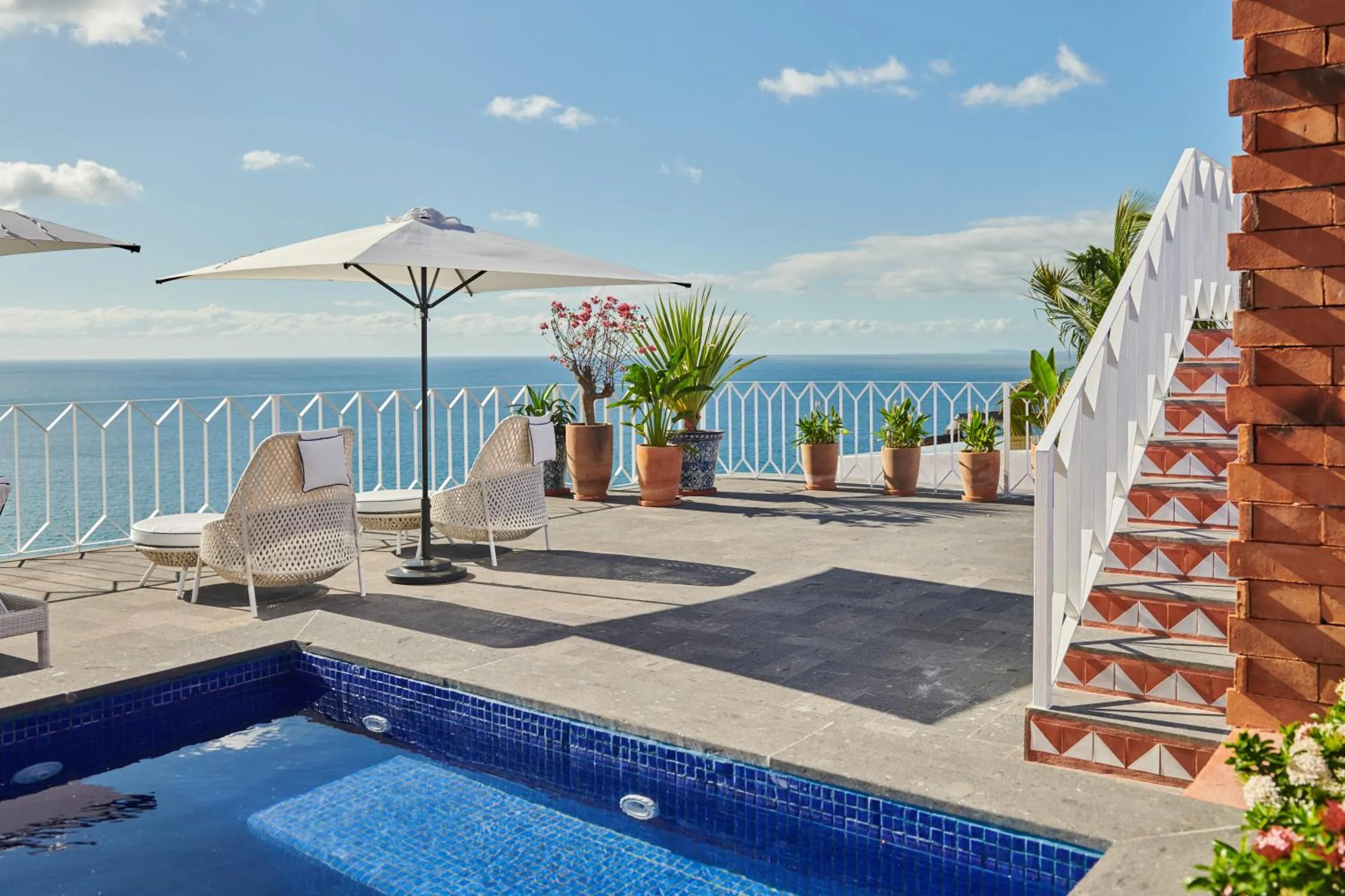 Swimming pool in Hotel Boutique Luxury Patio Azul