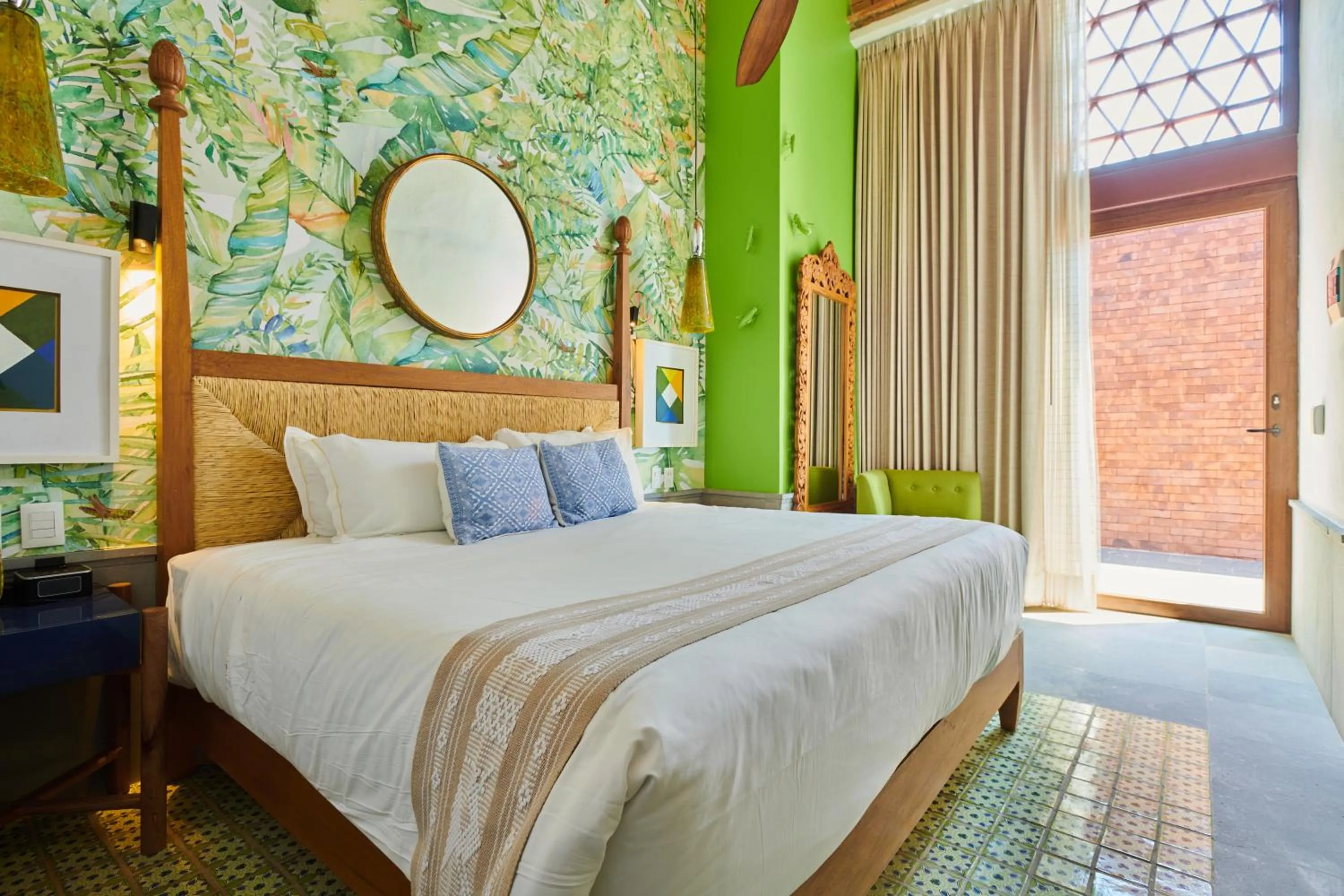 Bedroom, Bed in Hotel Boutique Luxury Patio Azul