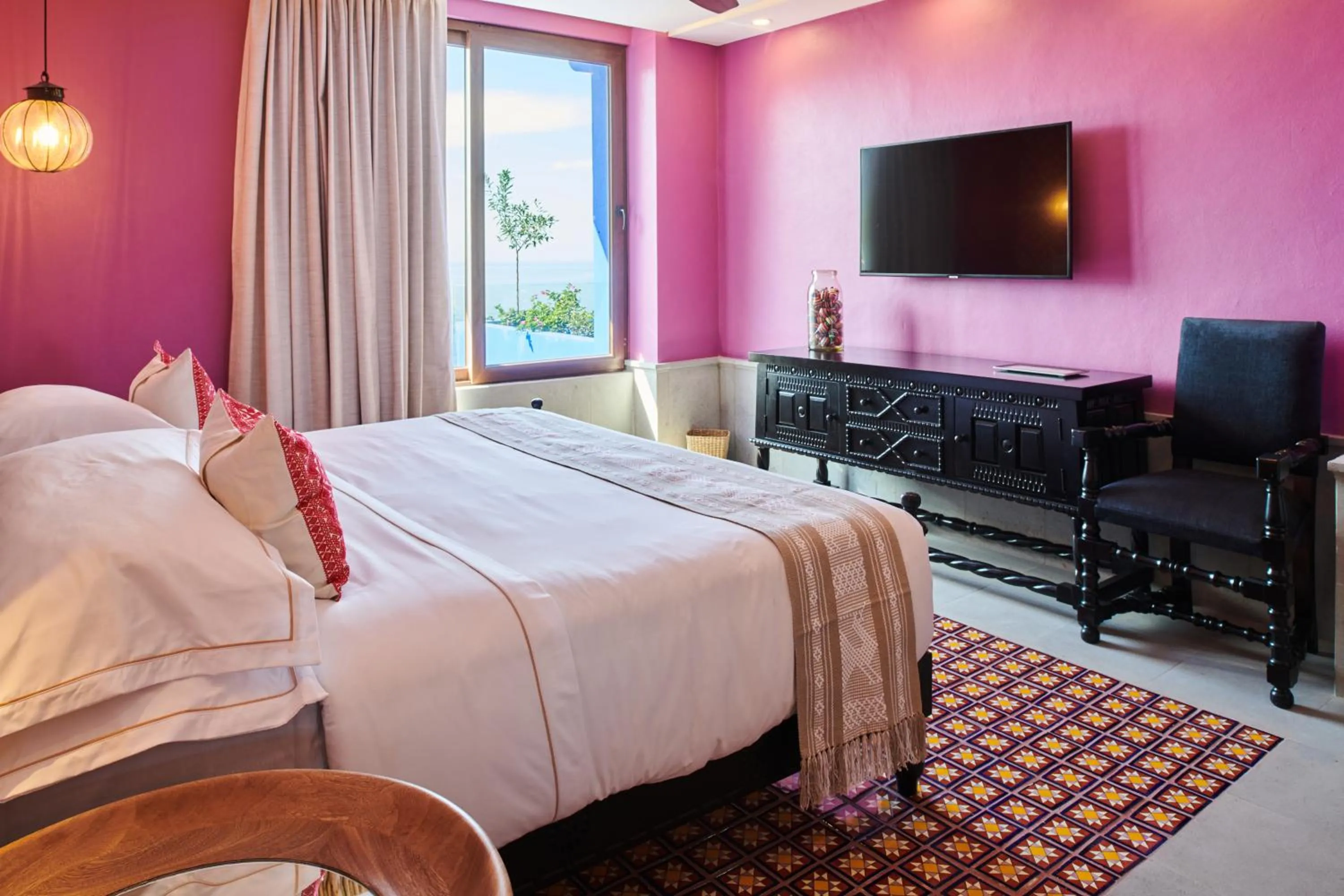 Bedroom, Bed in Hotel Boutique Luxury Patio Azul