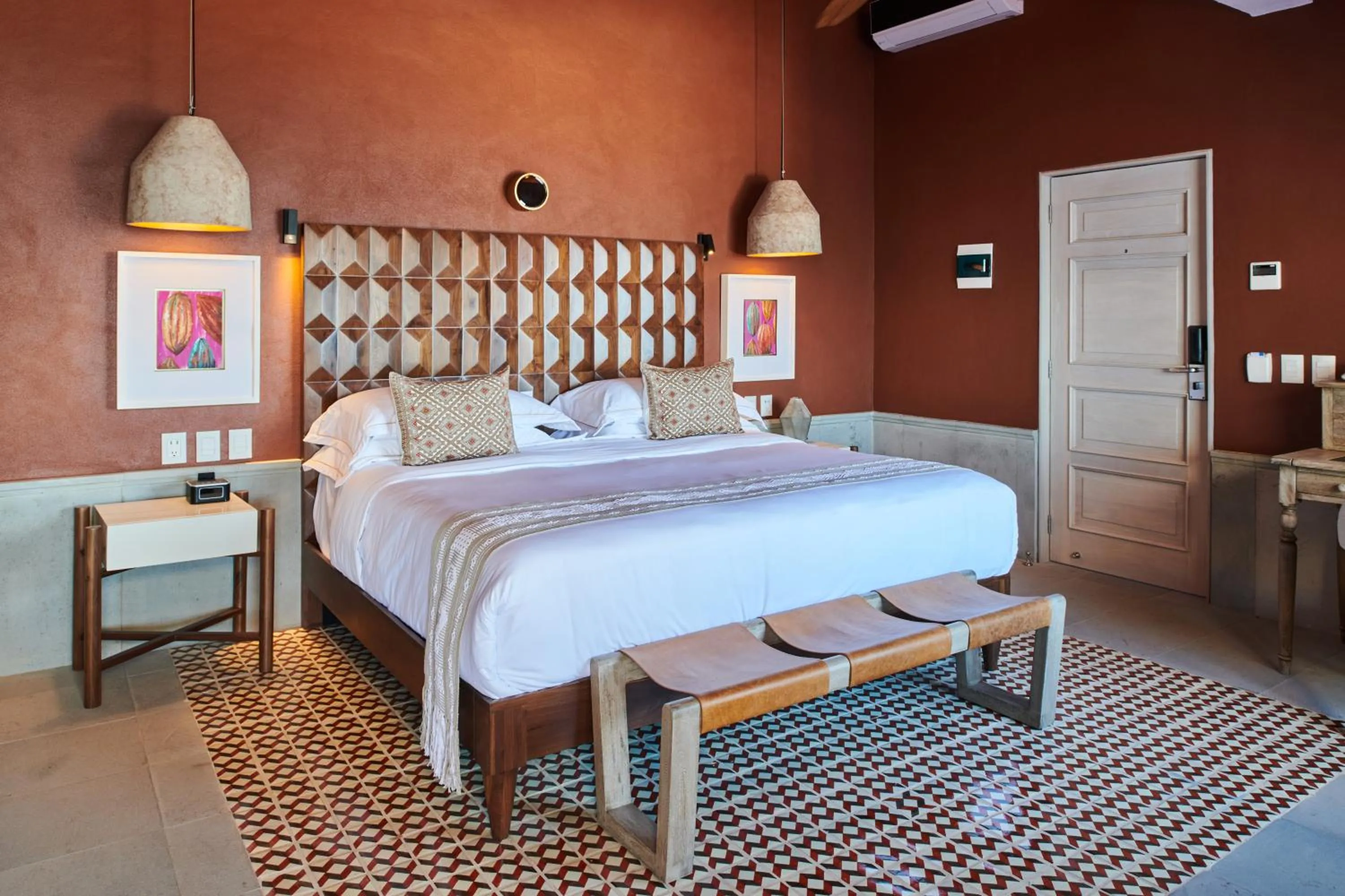 Bed in Hotel Boutique Luxury Patio Azul