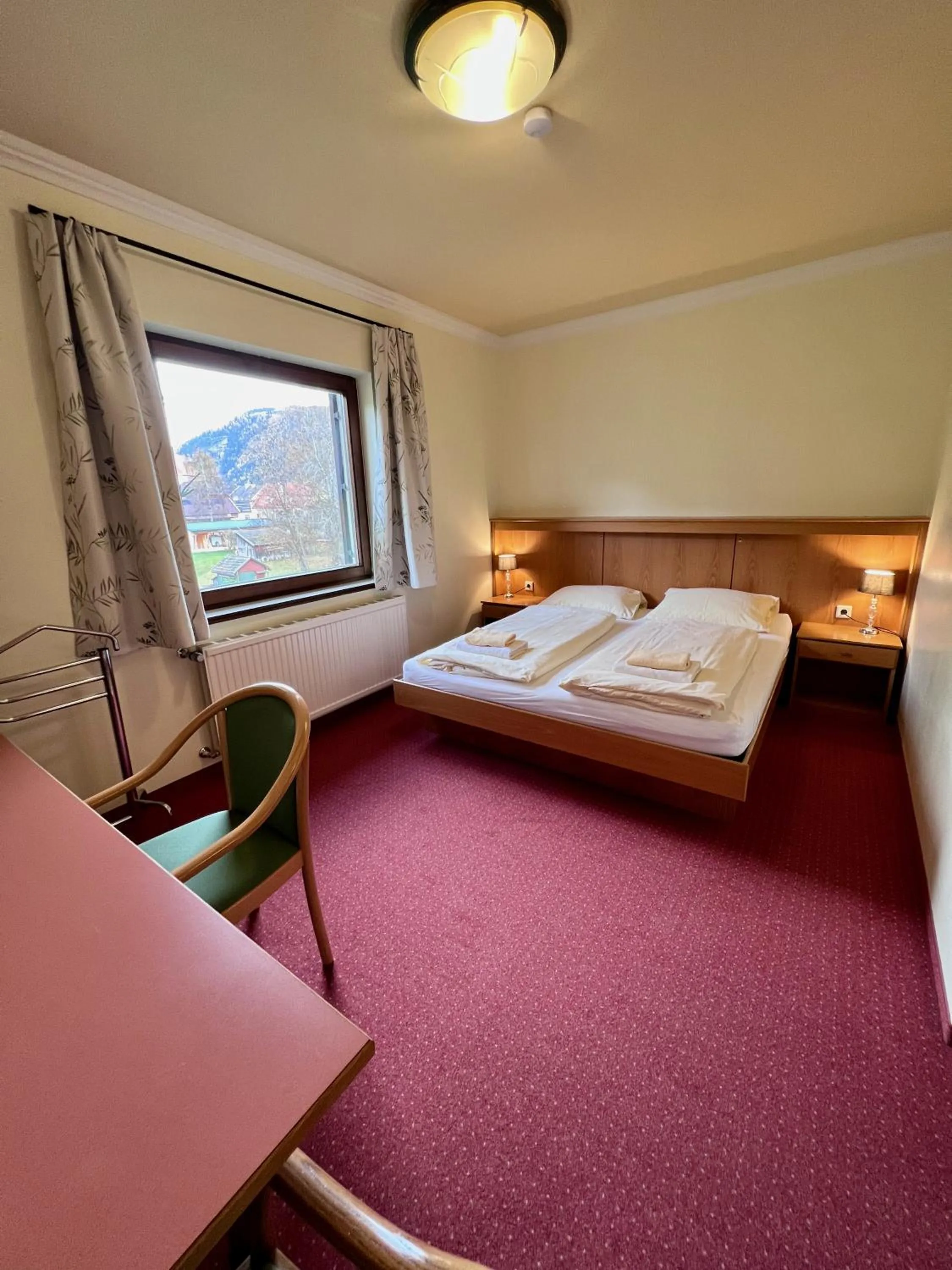 Bedroom, Bed in Pension Lambrecht