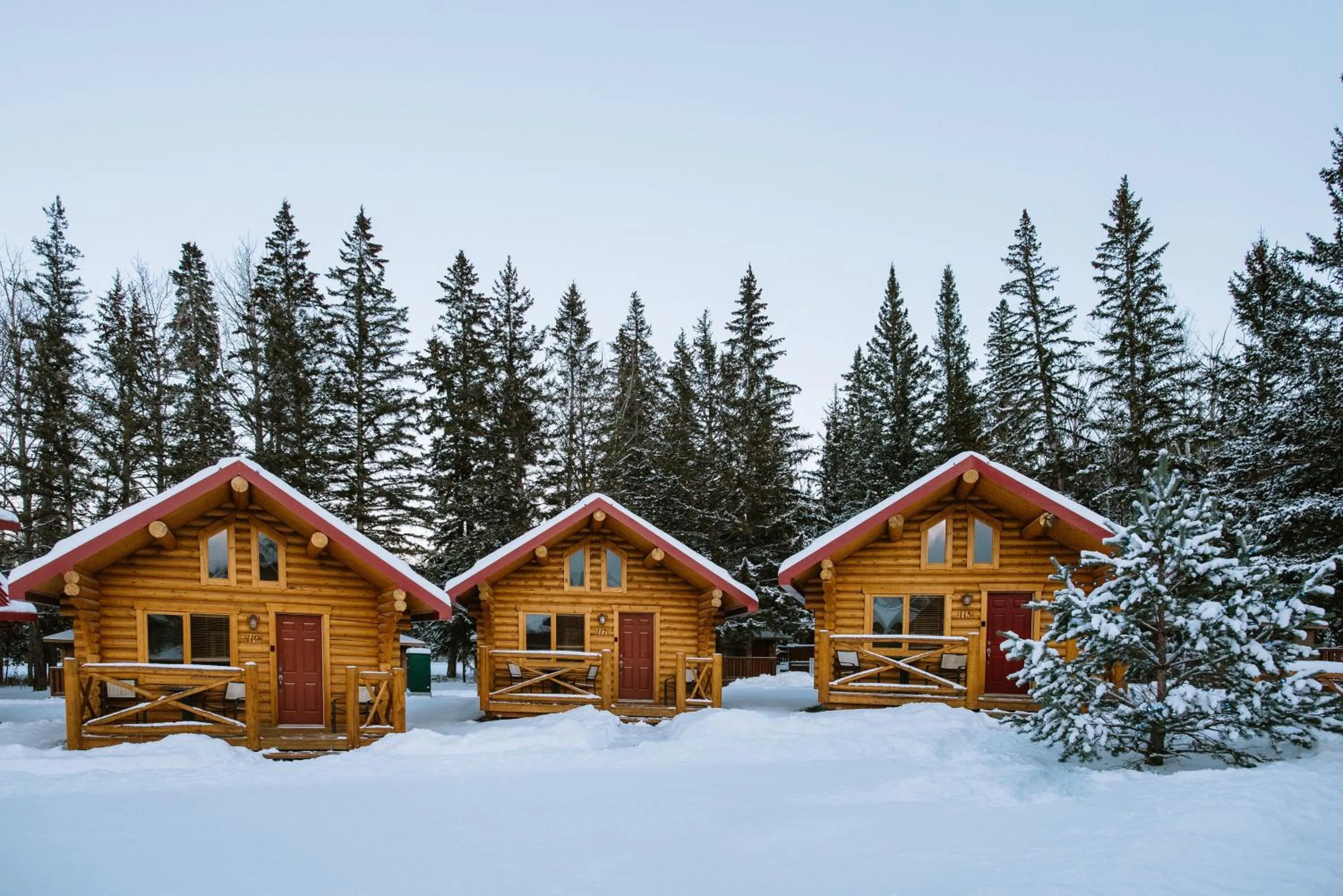 Property building in Miette Mountain Cabins