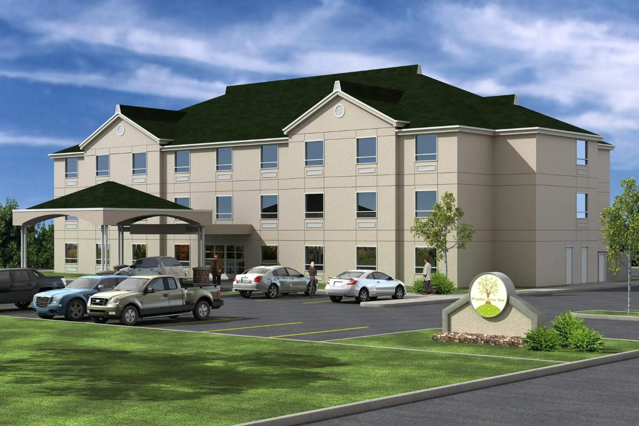 Property building in Poplar Tree Inn