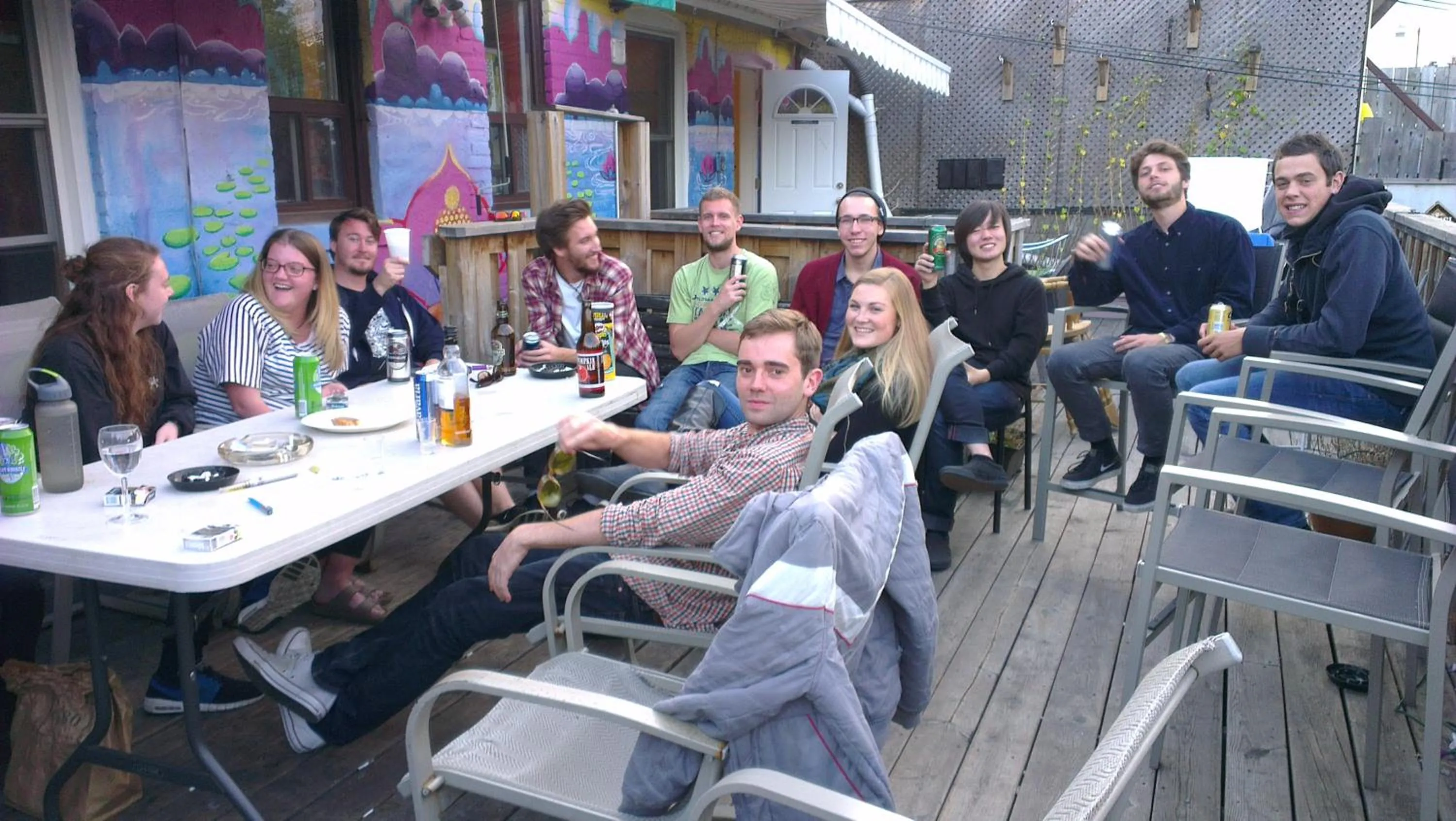 Balcony/Terrace in The Only Backpacker's Inn