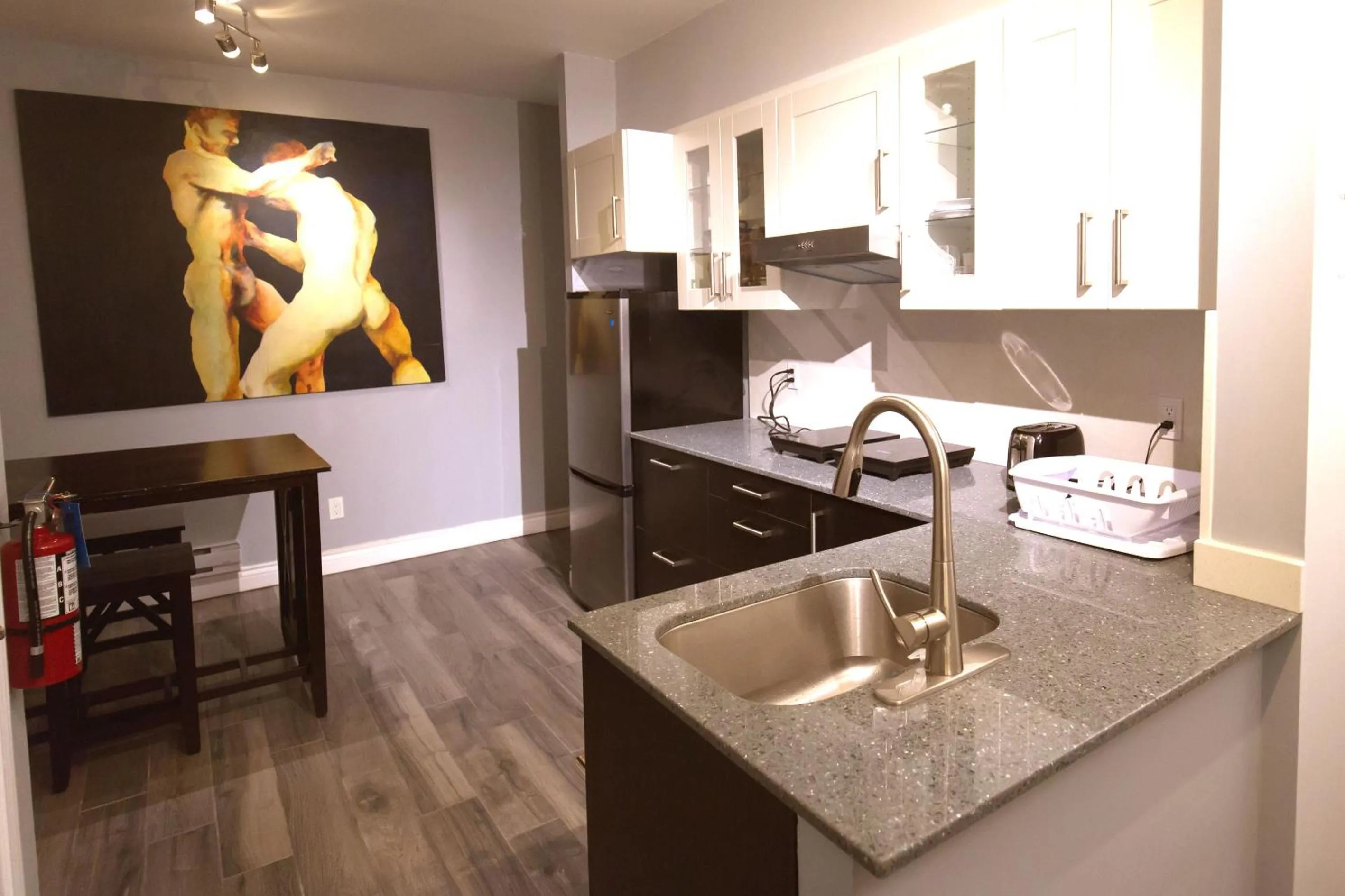 Kitchen or kitchenette in The Only Backpacker's Inn