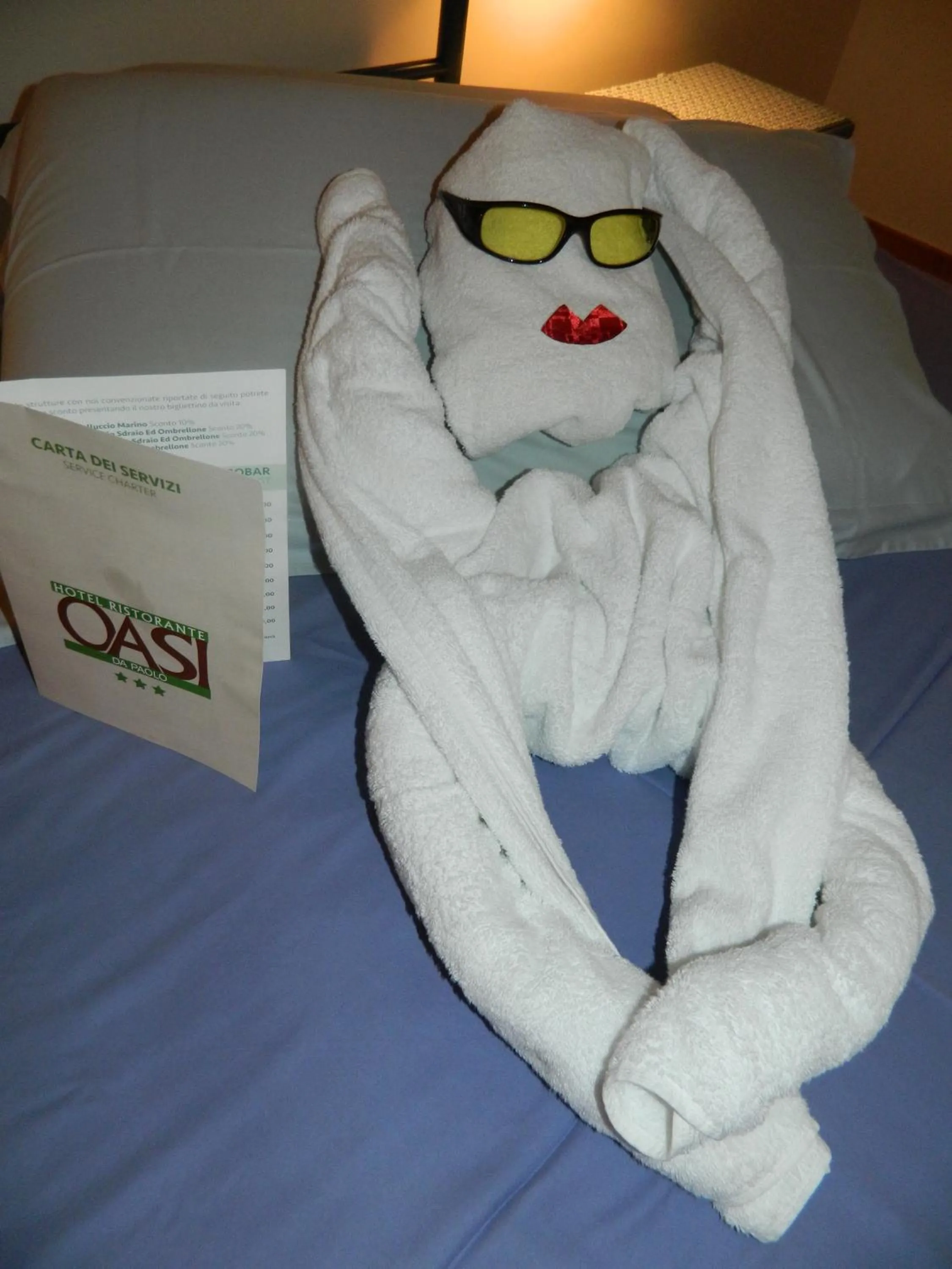 Decorative detail, Bed in Hotel Oasi da Paolo