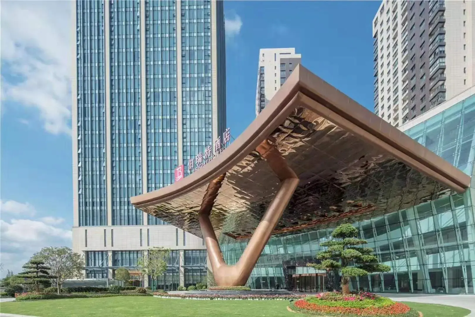 Bird's eye view in Yuyao Bright hotel Bird's eye view in Yuyao Bright hotel