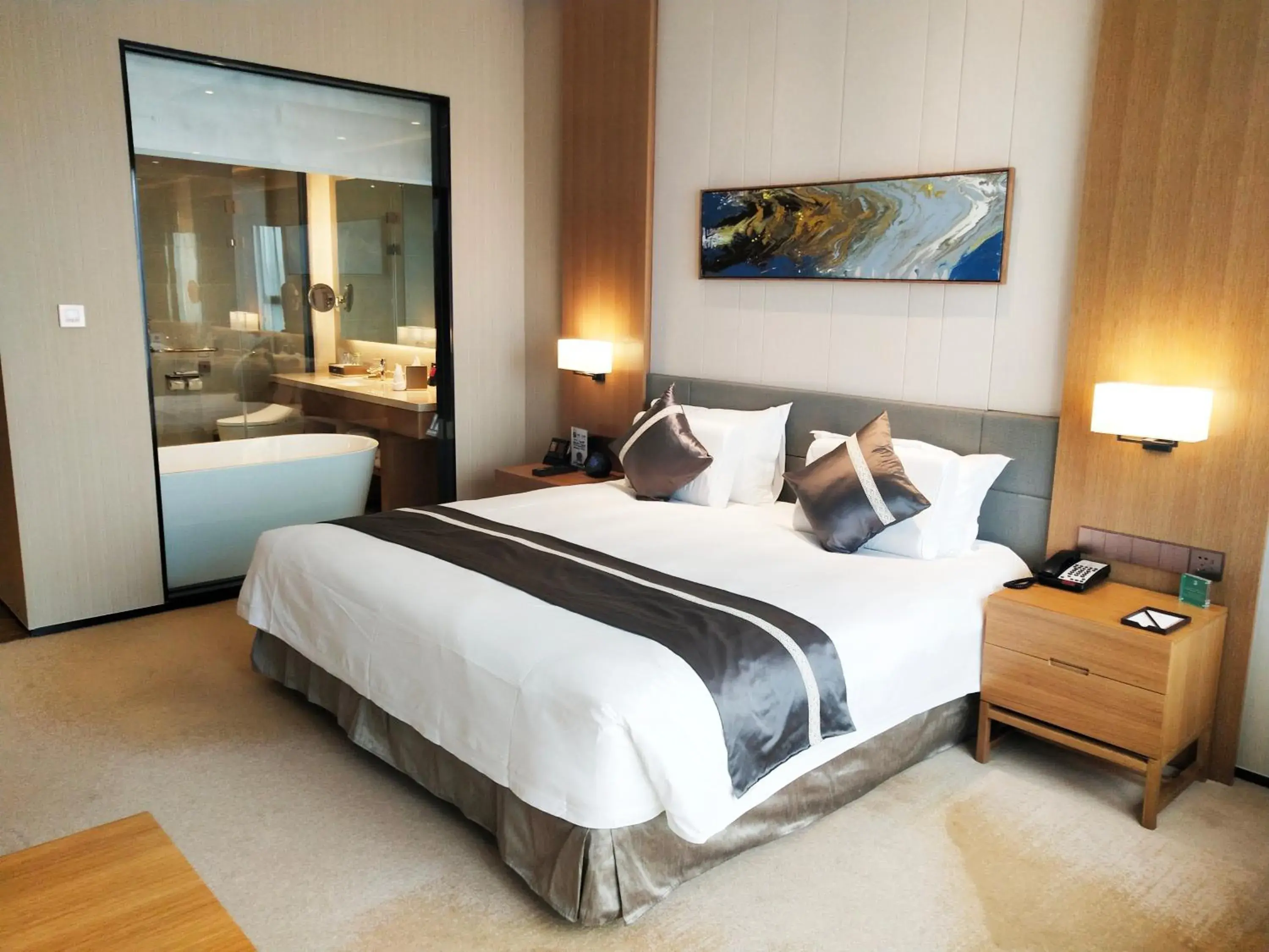 Photo of the whole room, Bed in Yuyao Bright hotel Photo of the whole room, Bed in Yuyao Bright hotel