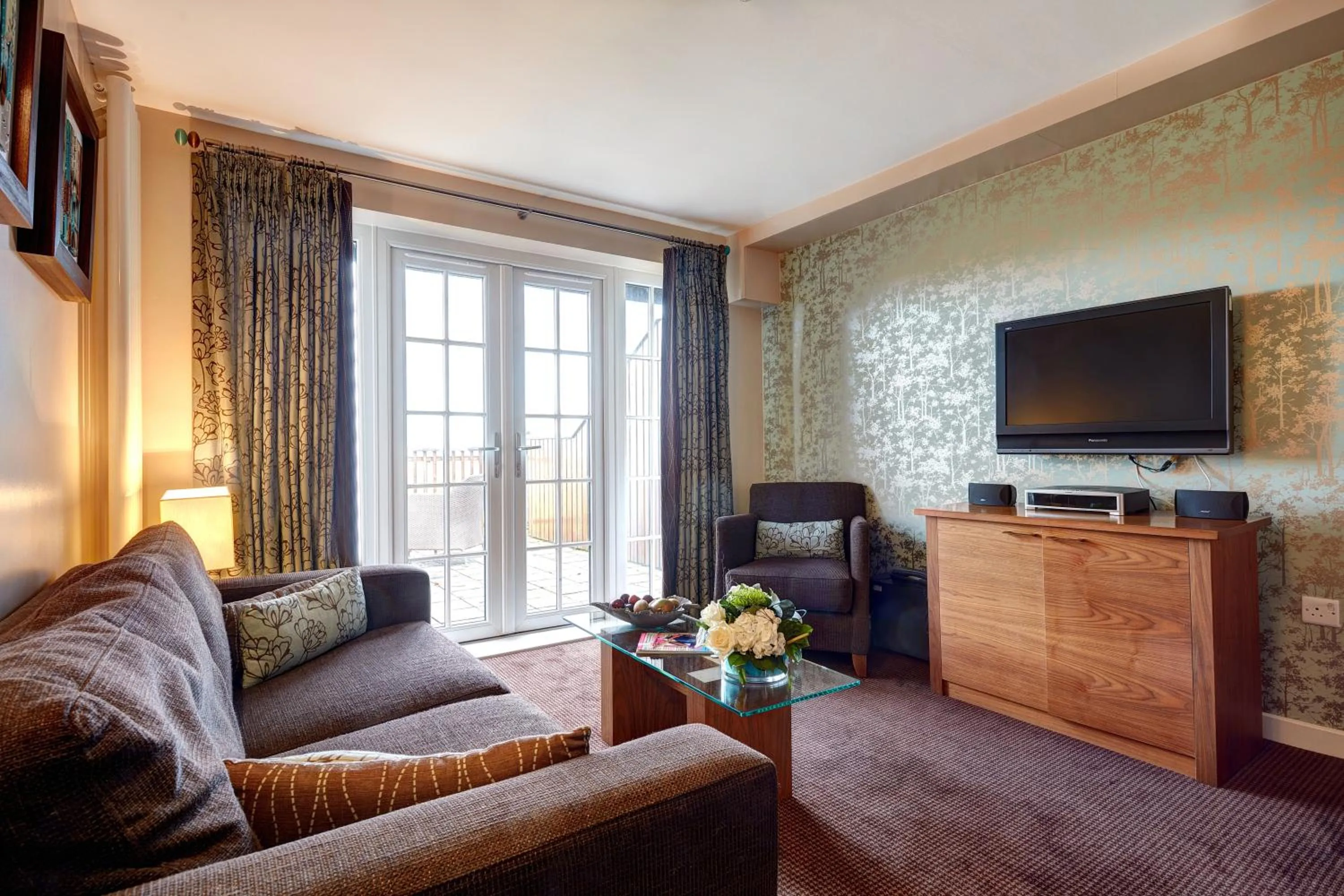 Living room in The Ullswater Suites at Whitbarrow