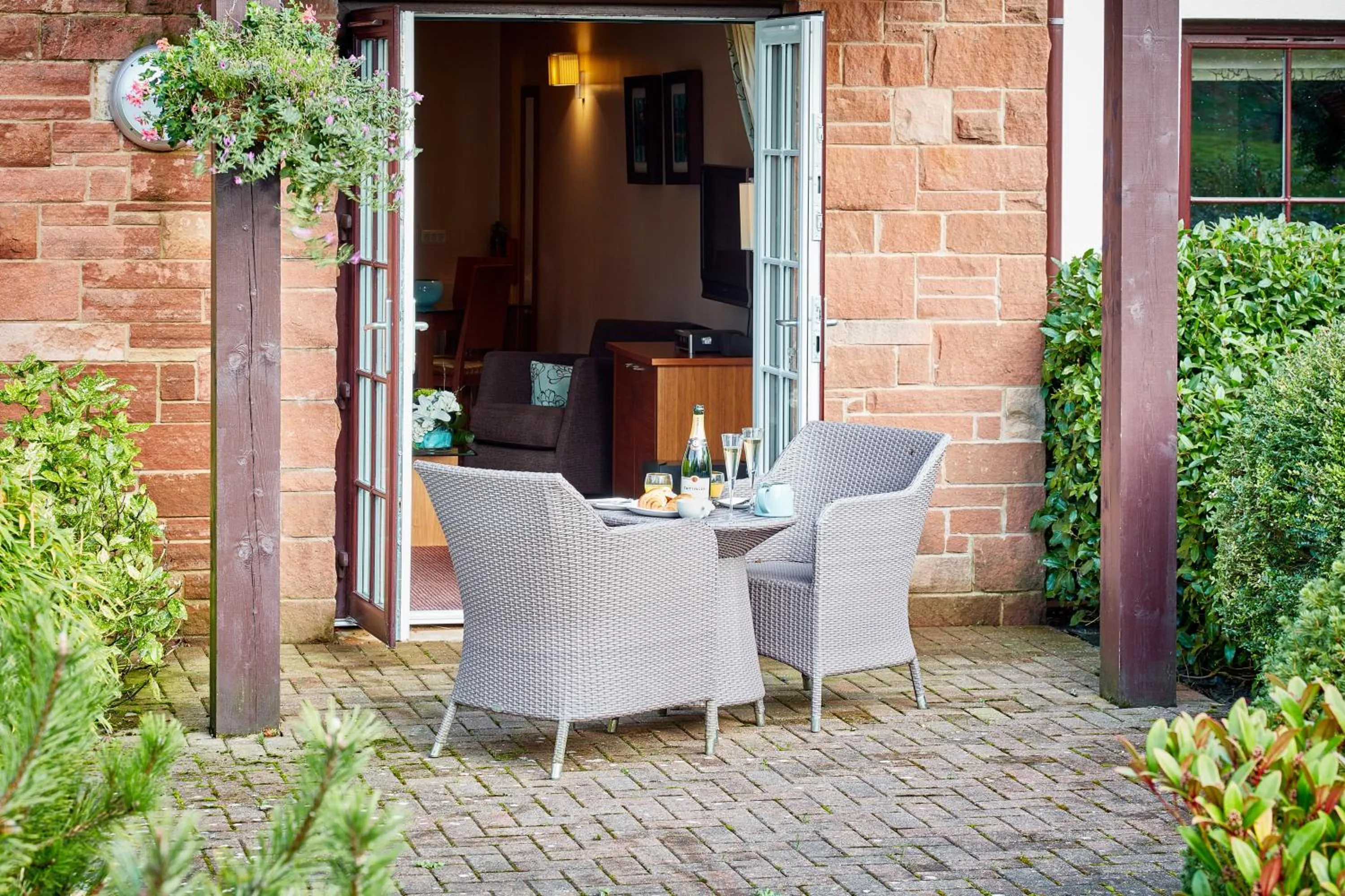 Patio in The Ullswater Suites at Whitbarrow