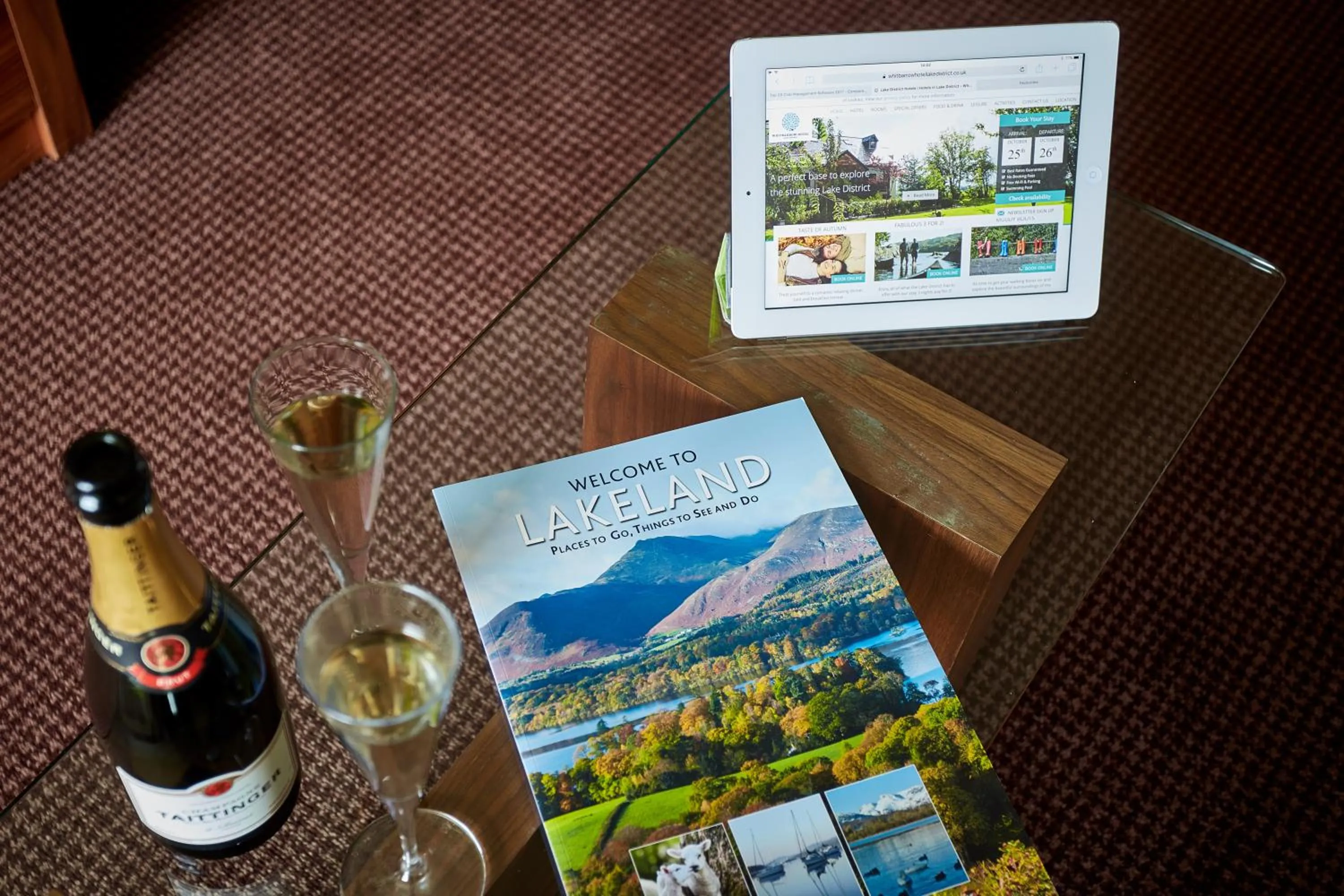 Decorative detail in The Ullswater Suites at Whitbarrow