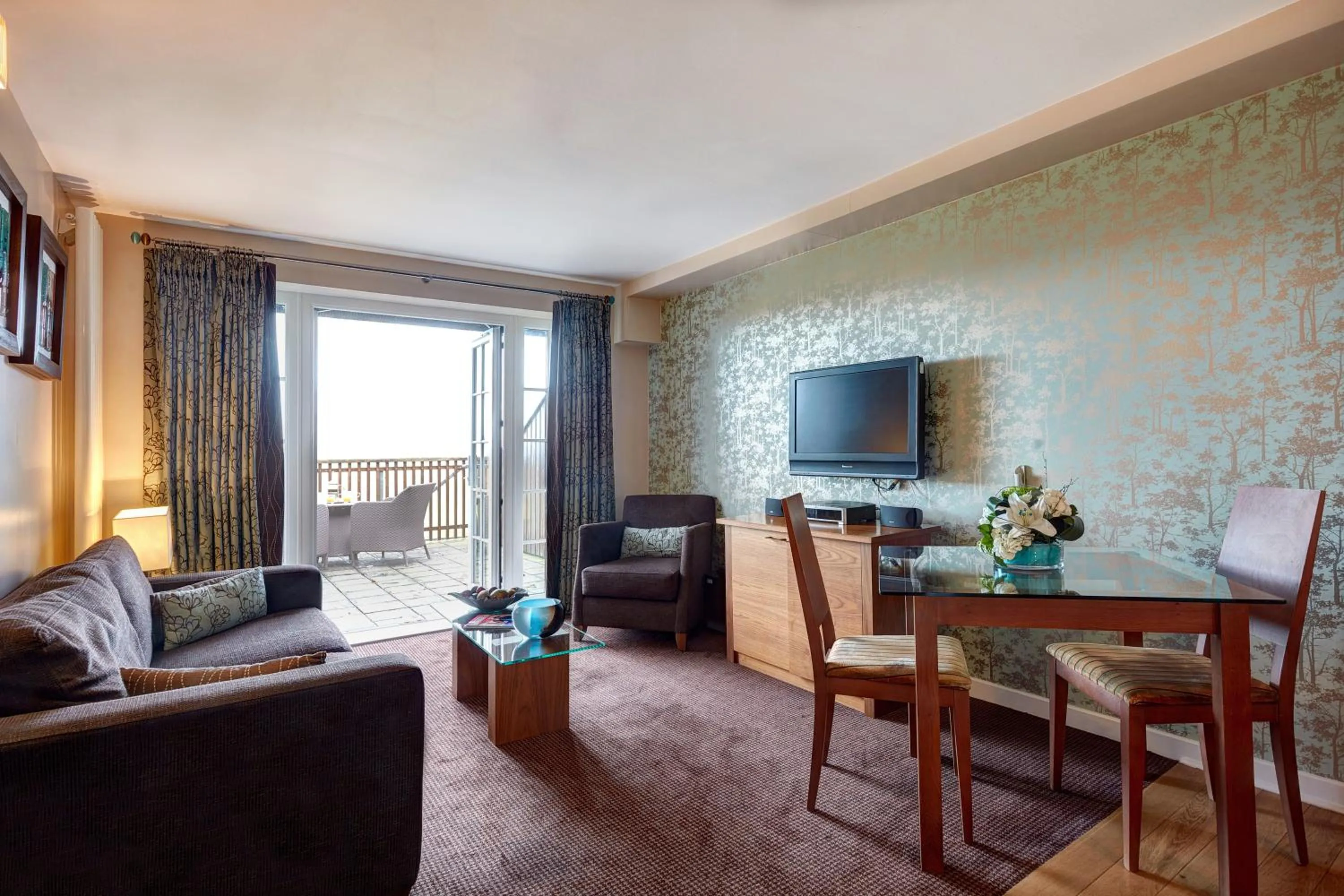 Living room in The Ullswater Suites at Whitbarrow