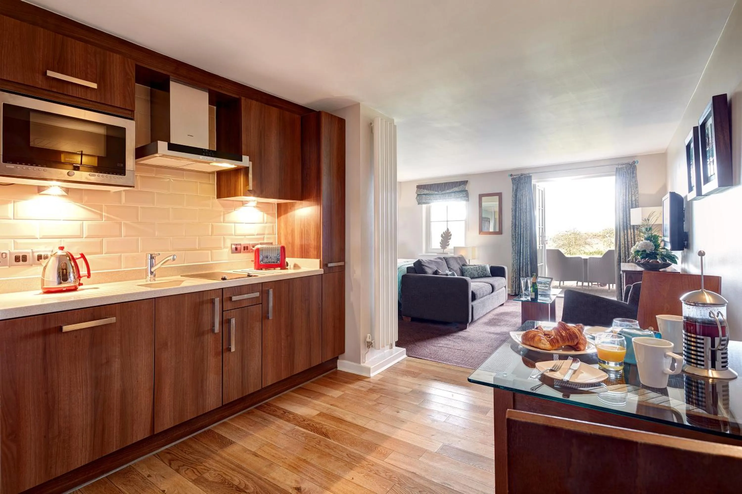 Kitchen or kitchenette in The Ullswater Suites at Whitbarrow
