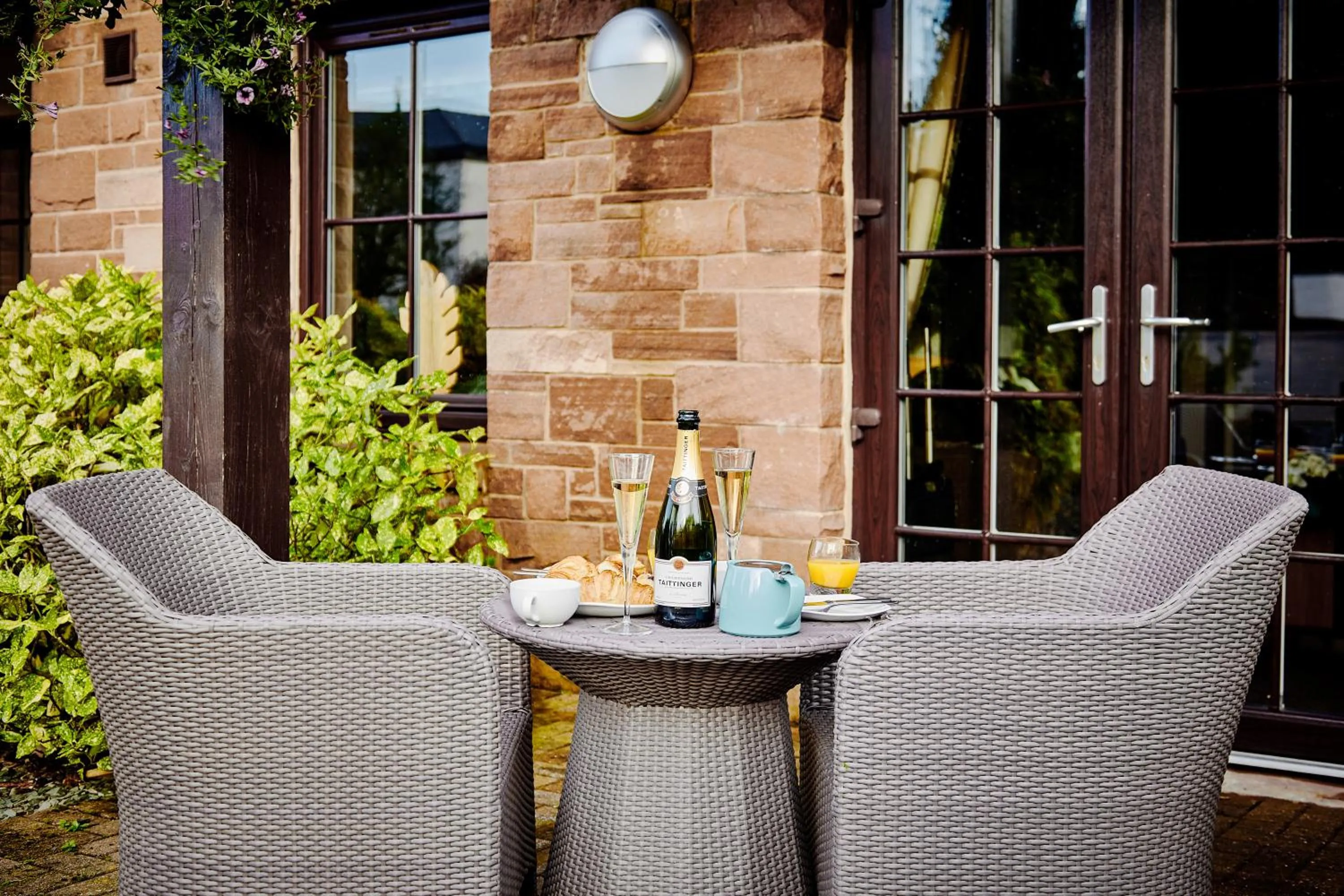 Patio in The Ullswater Suites at Whitbarrow