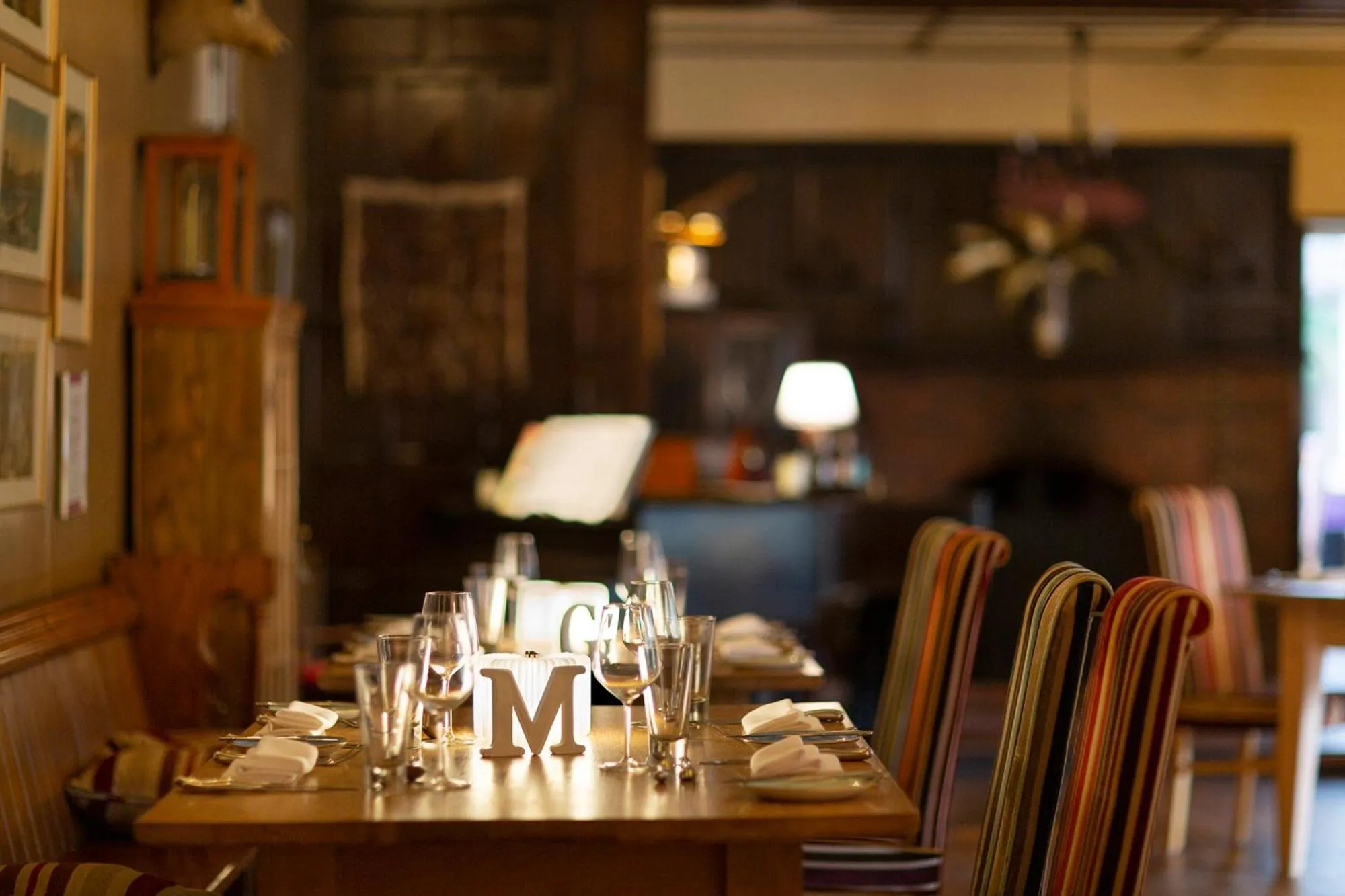 Dining area in Augill Castle
