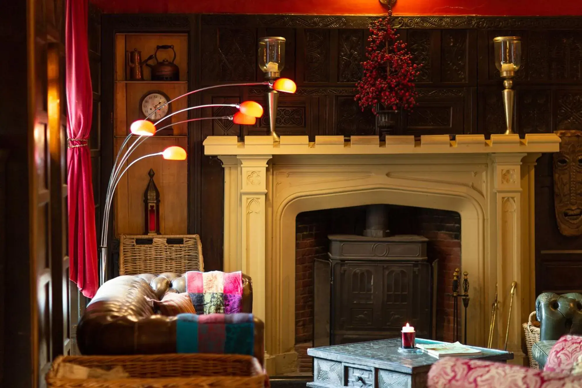 Lobby or reception in Augill Castle Lobby or reception in Augill Castle