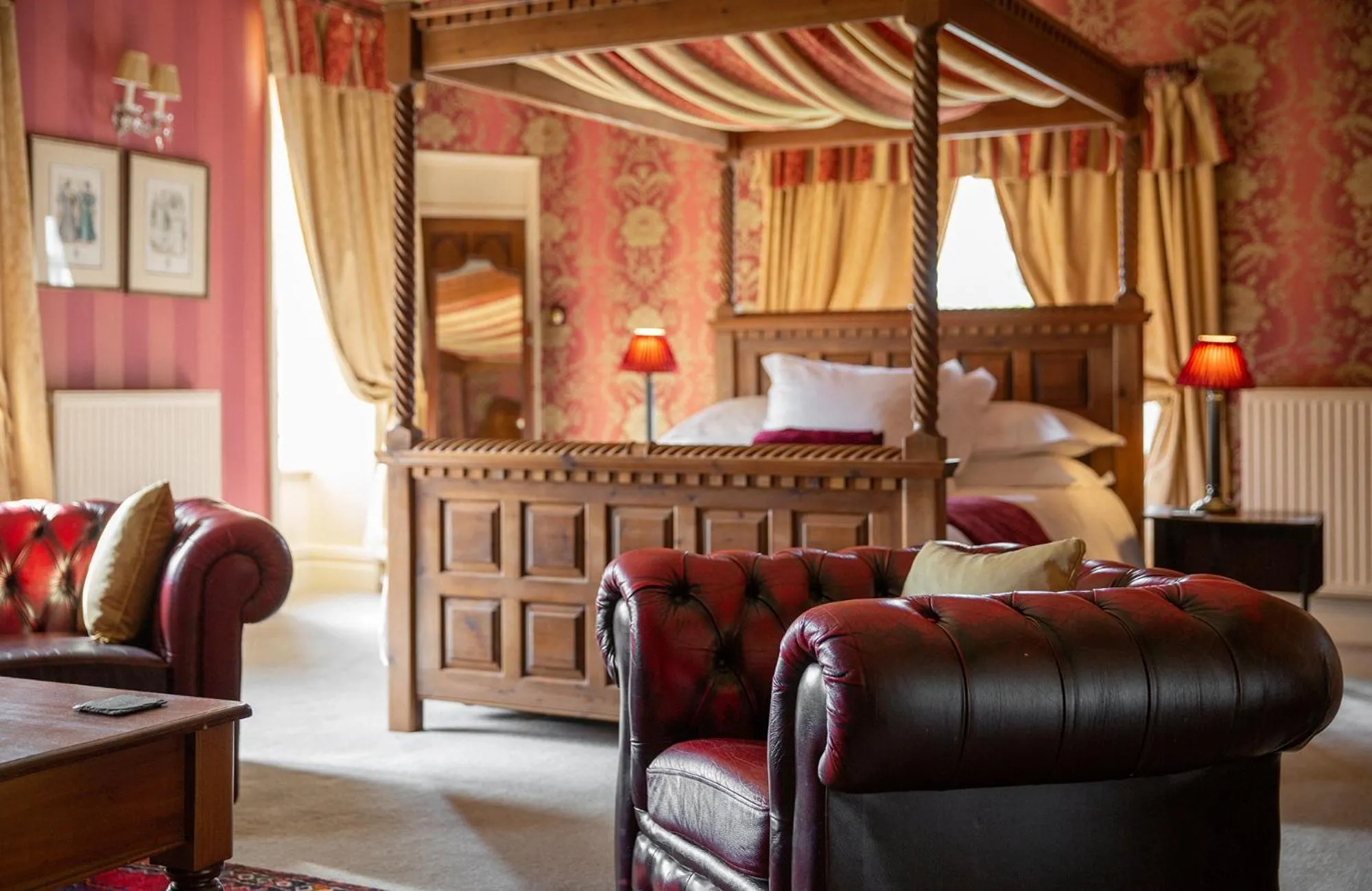 Bedroom, Bed in Augill Castle