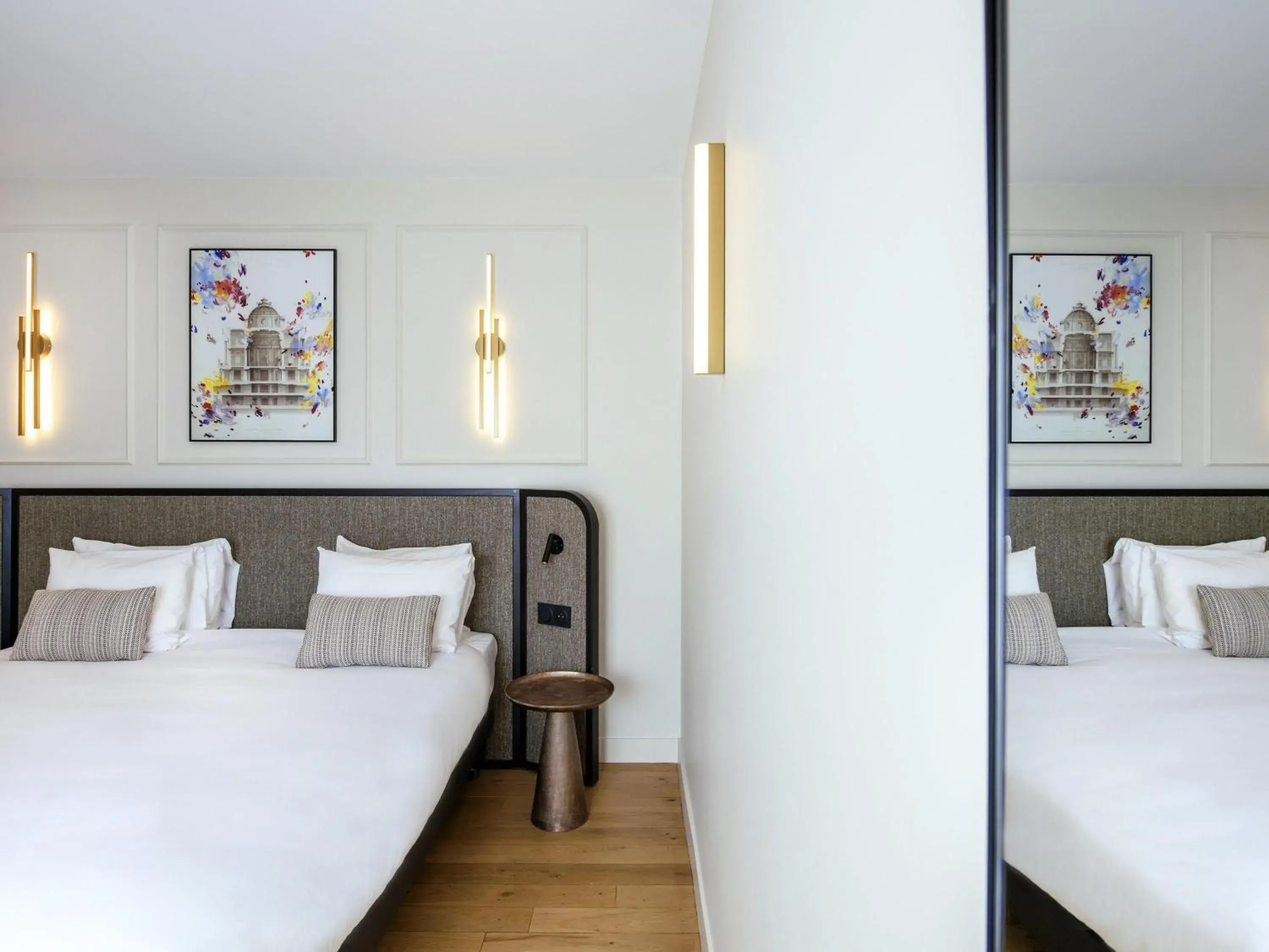 Bedroom, Bed in Aparthotel Adagio Paris Opéra Bedroom, Bed in Aparthotel Adagio Paris Opéra