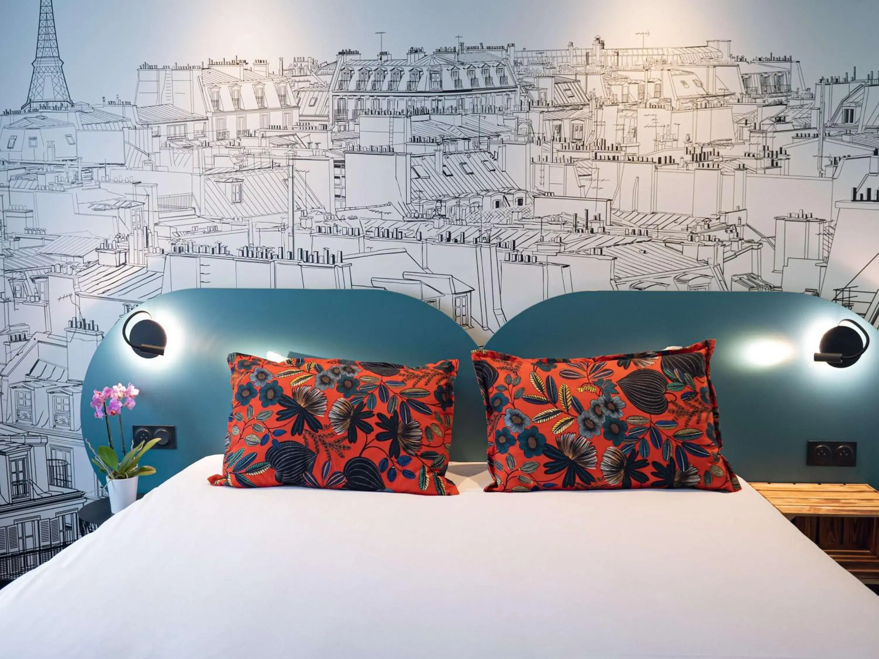 Bedroom, Bed in Ibis Styles Paris Batignolles Bedroom, Bed in Ibis Styles Paris Batignolles