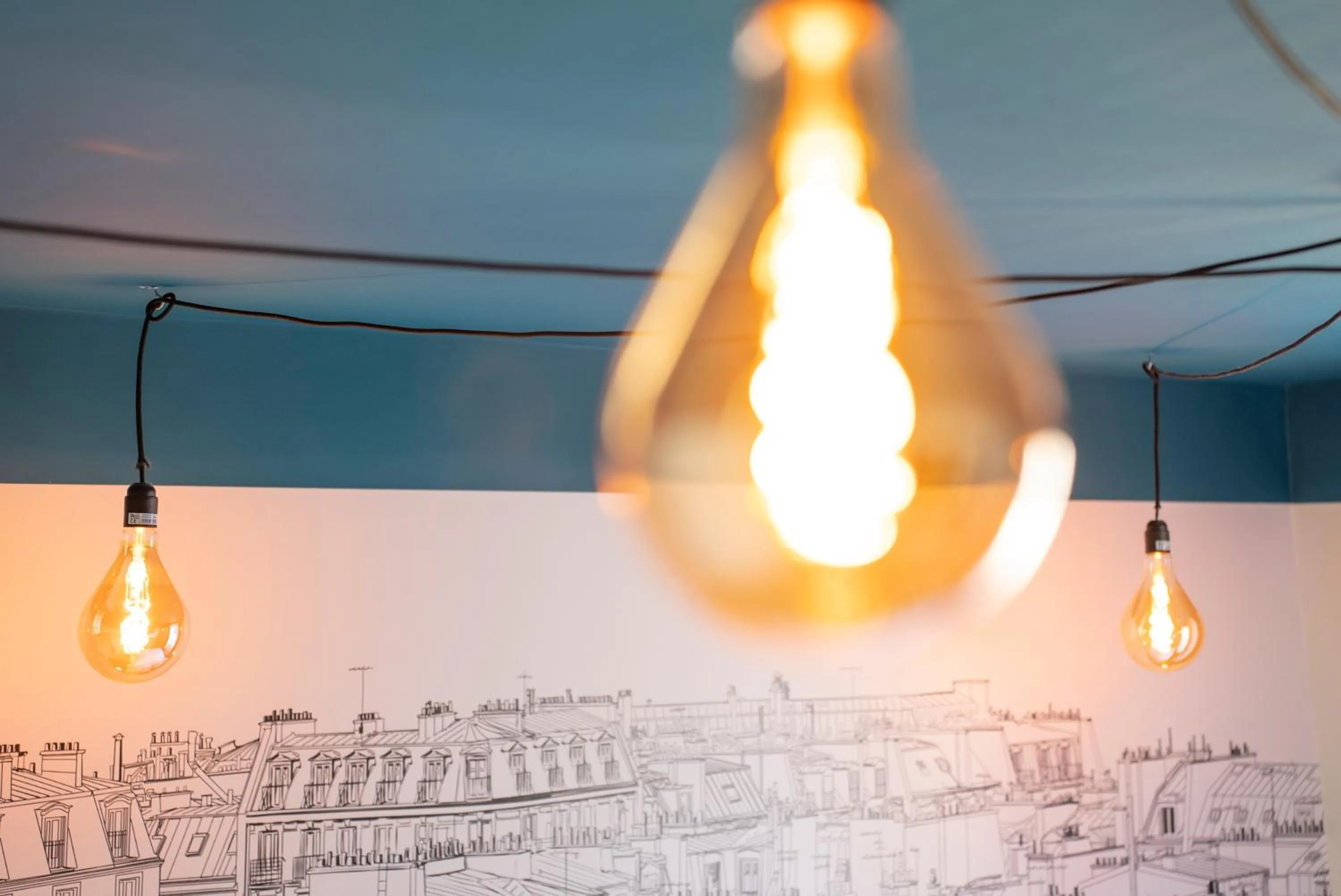 Decorative detail in Ibis Styles Paris Batignolles