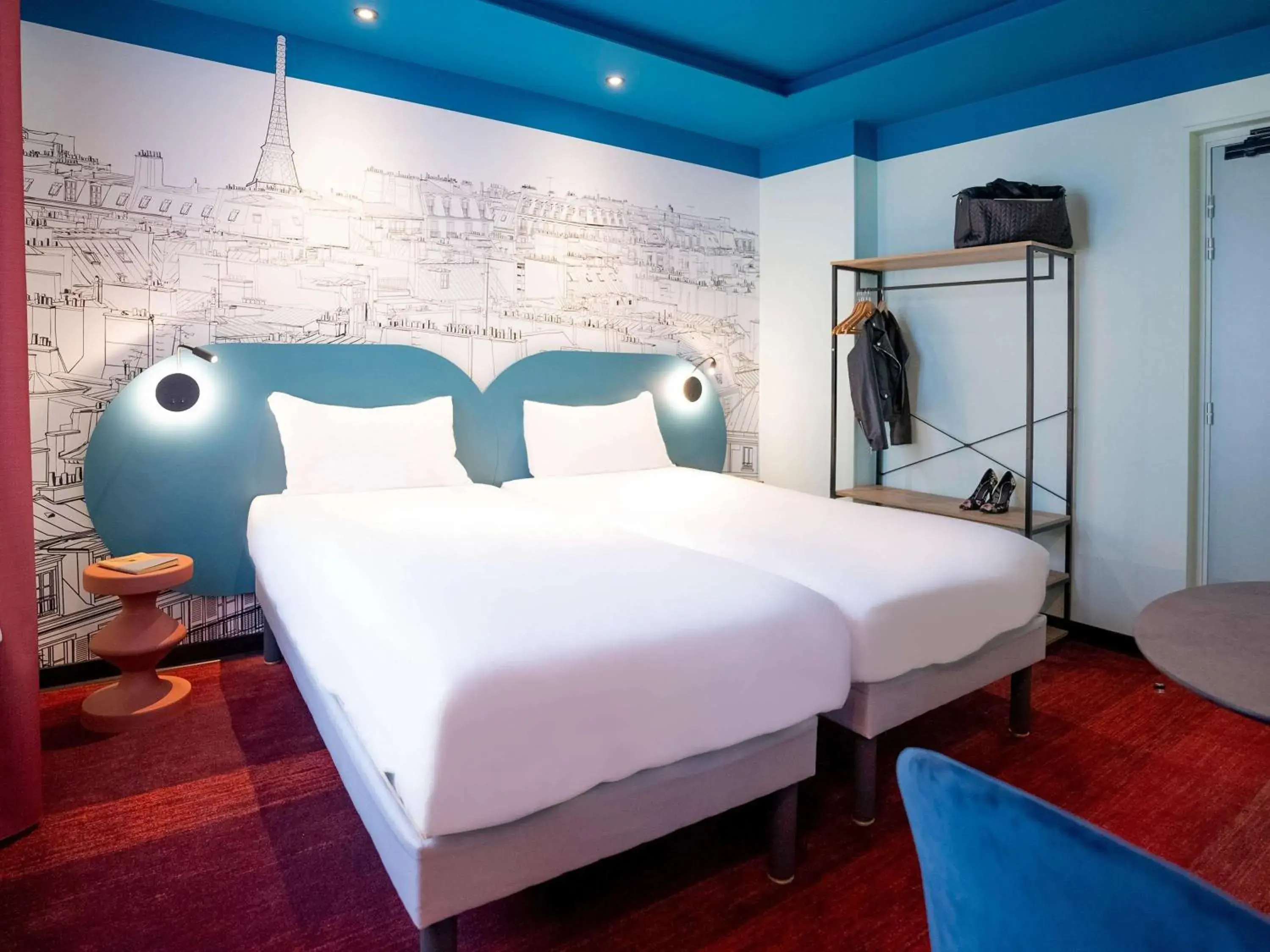 Bedroom, Bed in Ibis Styles Paris Batignolles Bedroom, Bed in Ibis Styles Paris Batignolles