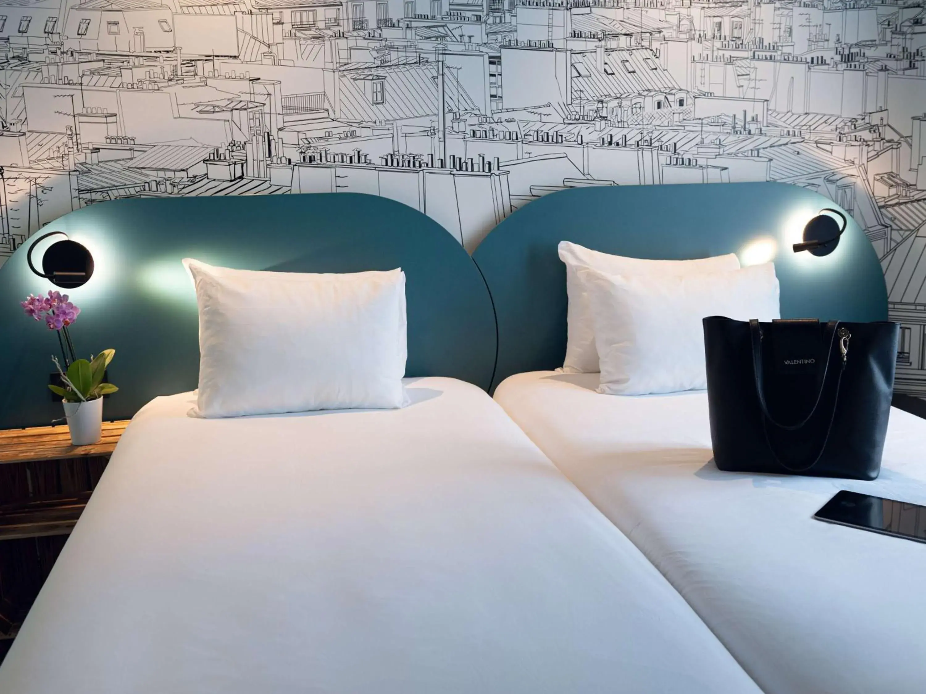 Bedroom, Bed in Ibis Styles Paris Batignolles Bedroom, Bed in Ibis Styles Paris Batignolles