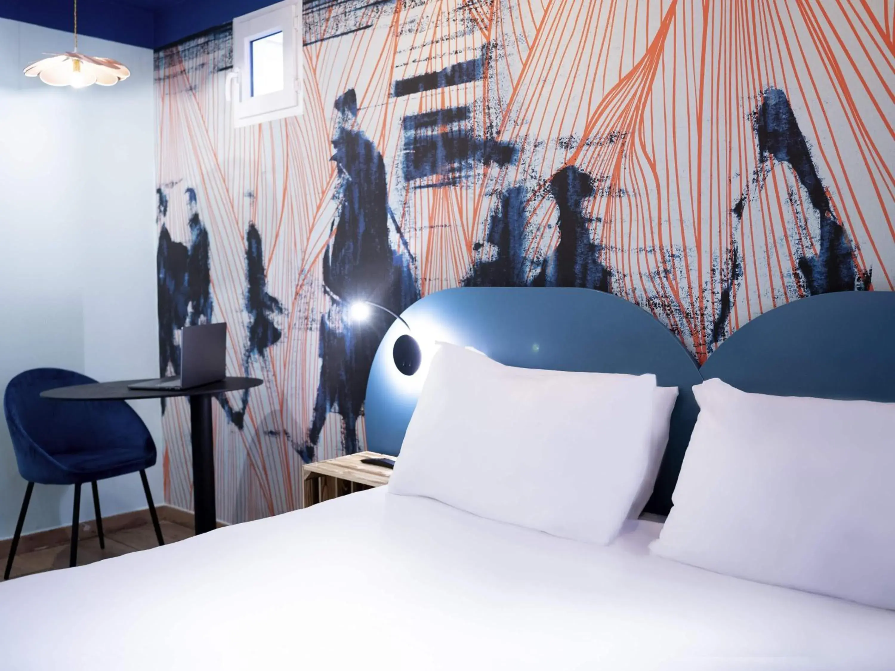 Bedroom, Bed in Ibis Styles Paris Batignolles Bedroom, Bed in Ibis Styles Paris Batignolles