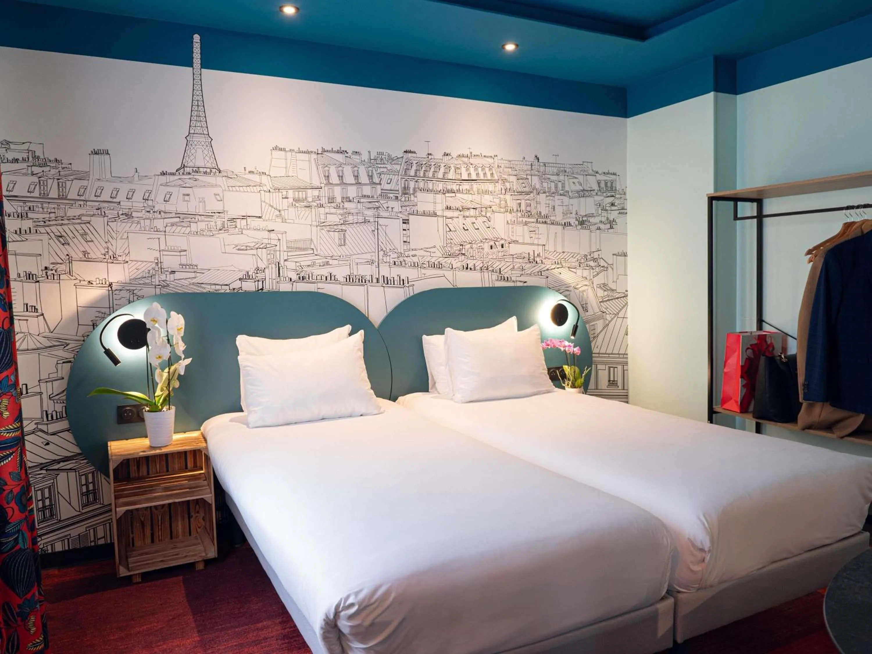 Bedroom, Bed in Ibis Styles Paris Batignolles