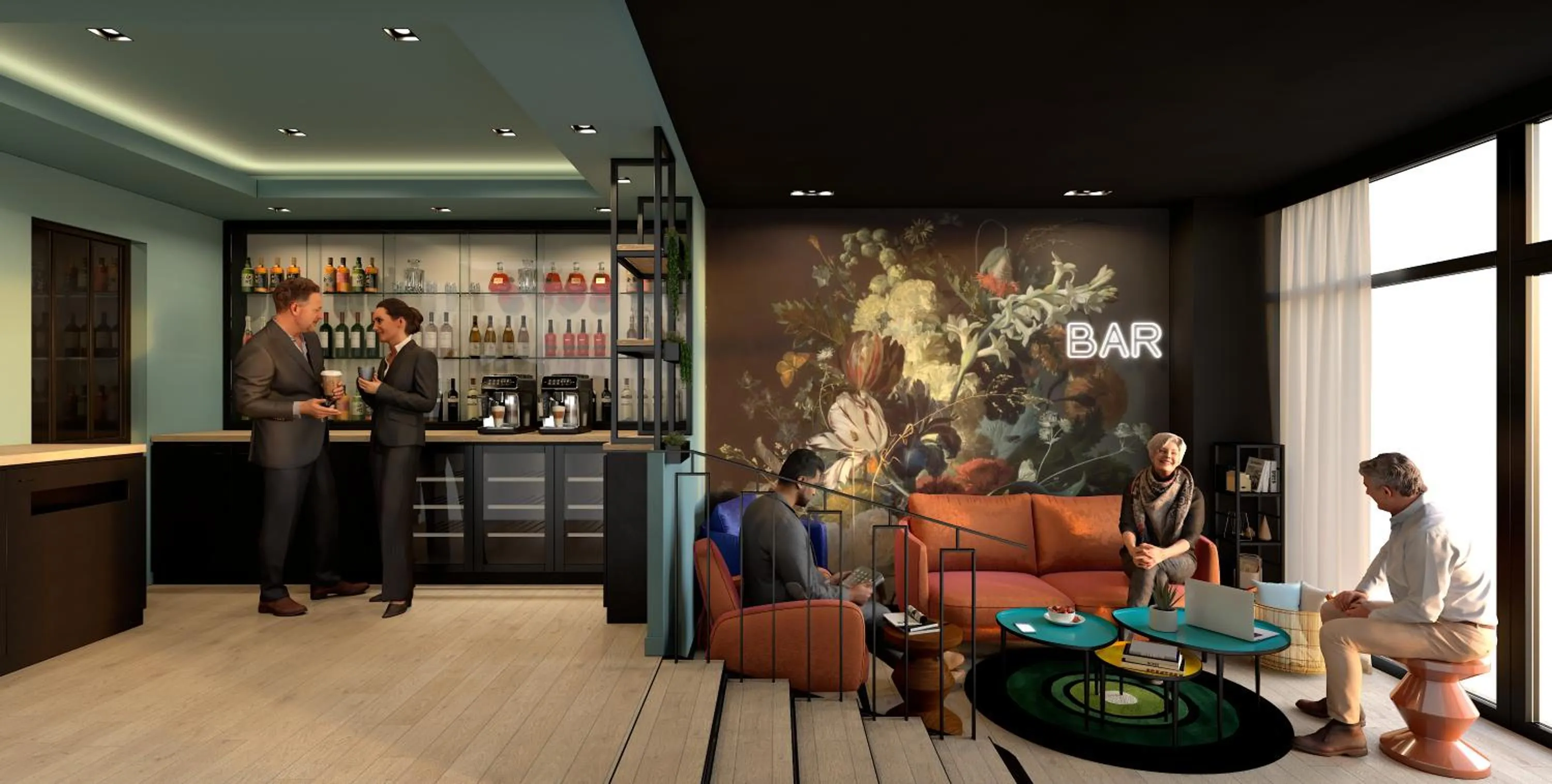 People in Ibis Styles Paris Batignolles