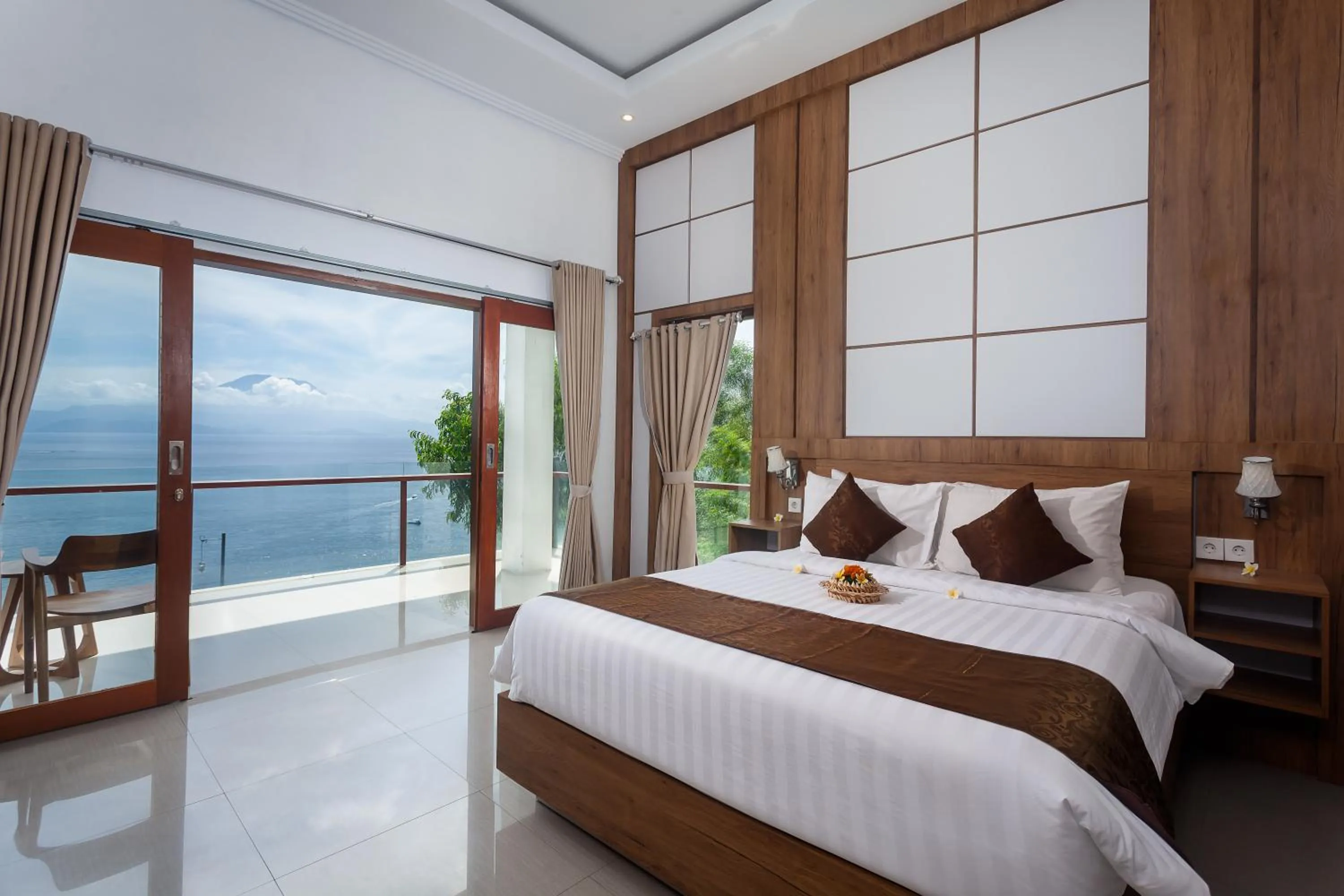 View (from property/room), Bed in Samuh Sunset Nusa Penida by GenuineHost