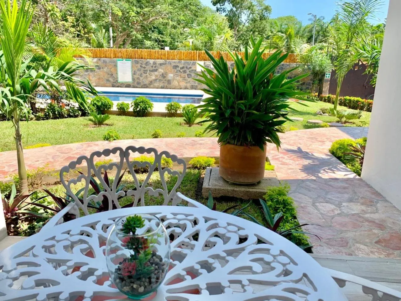 Garden in Solez Zihuatanejo