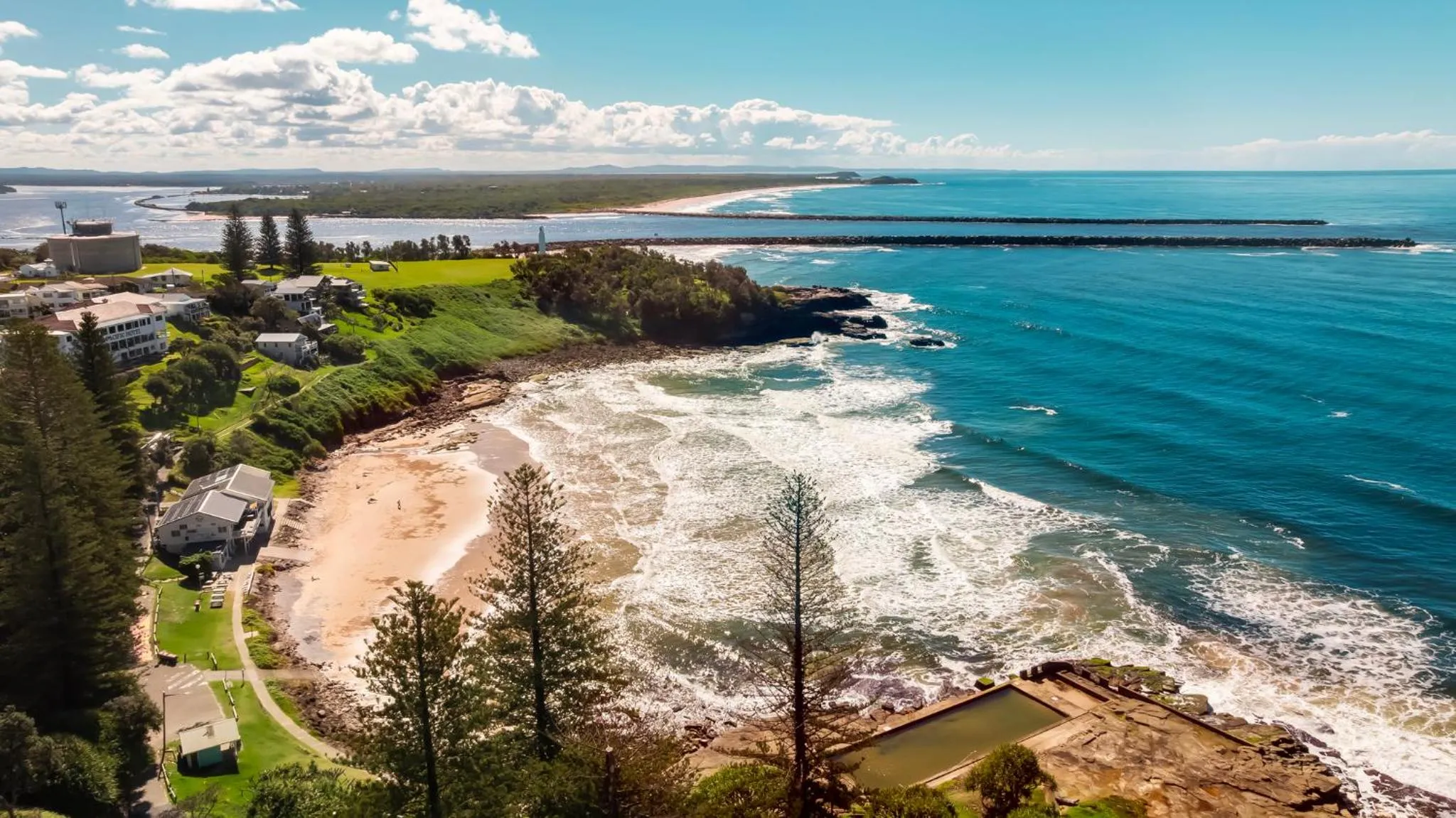 Beach in Pacific Hotel Yamba