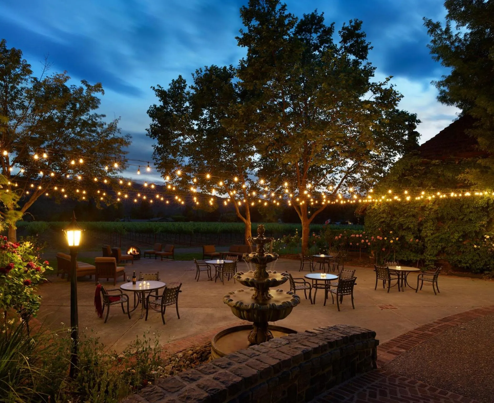 Sunset in Harvest Inn