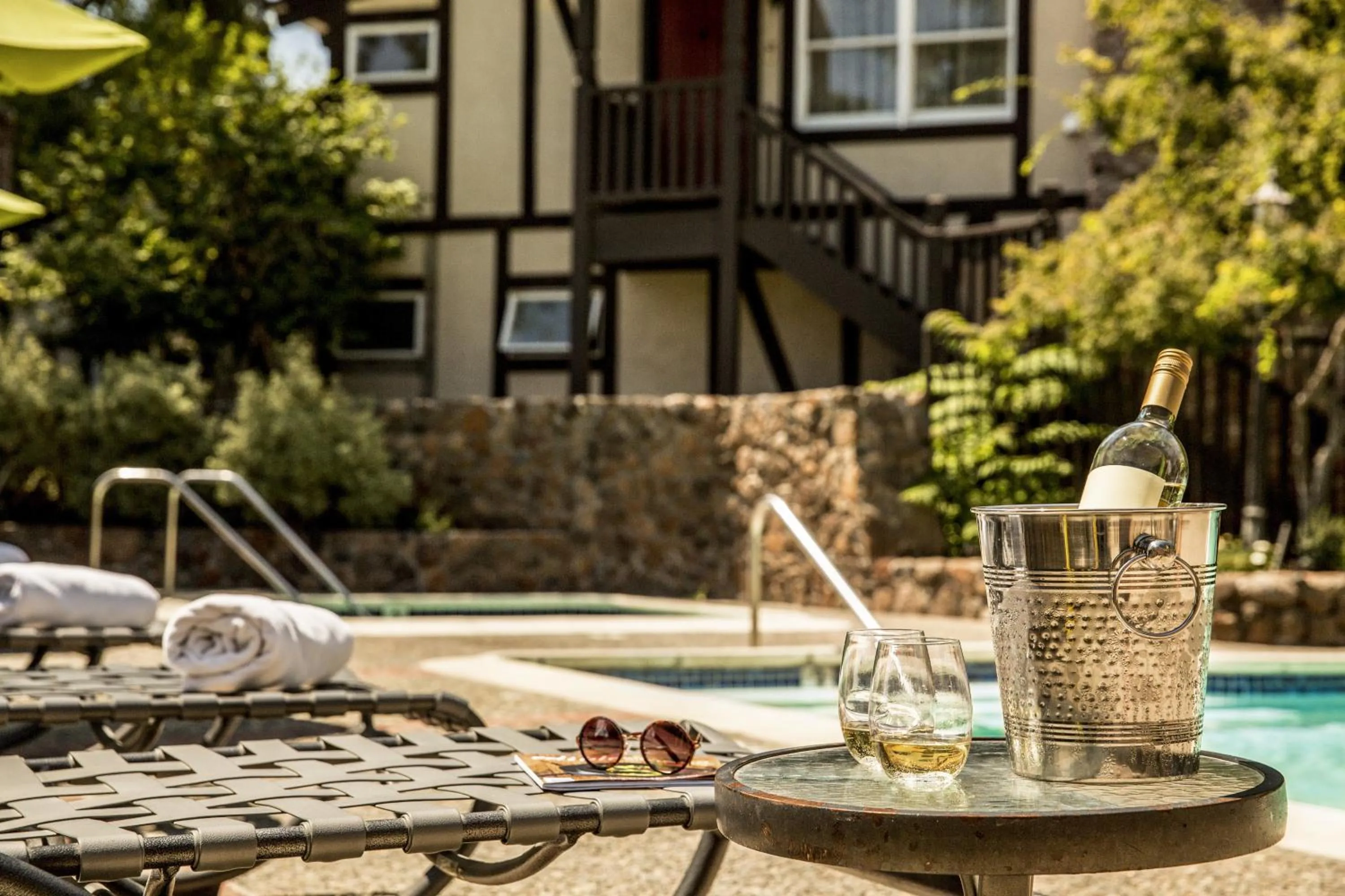 Facade/entrance in Harvest Inn
